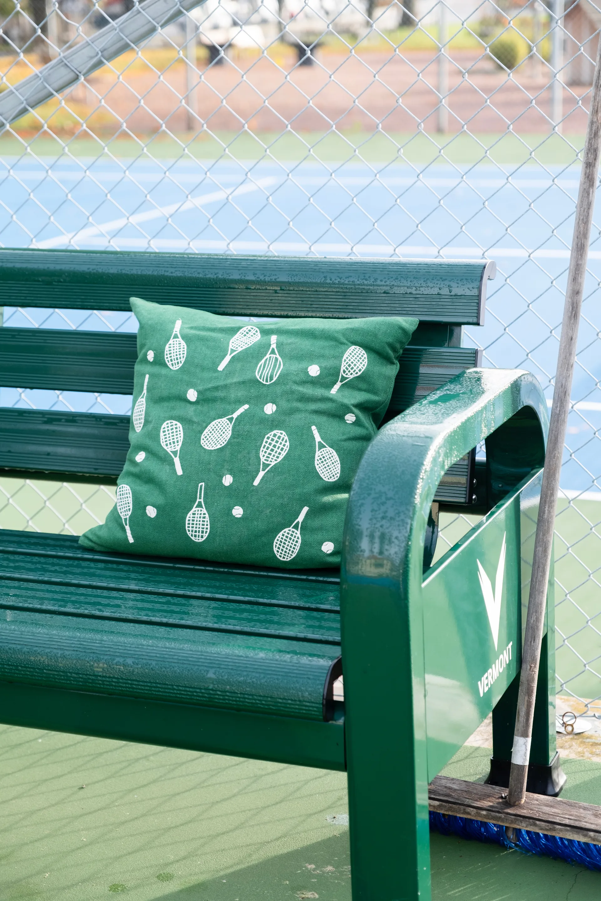 Housse de coussin Tennisracket 48x48 cm, Green Fine Little Day