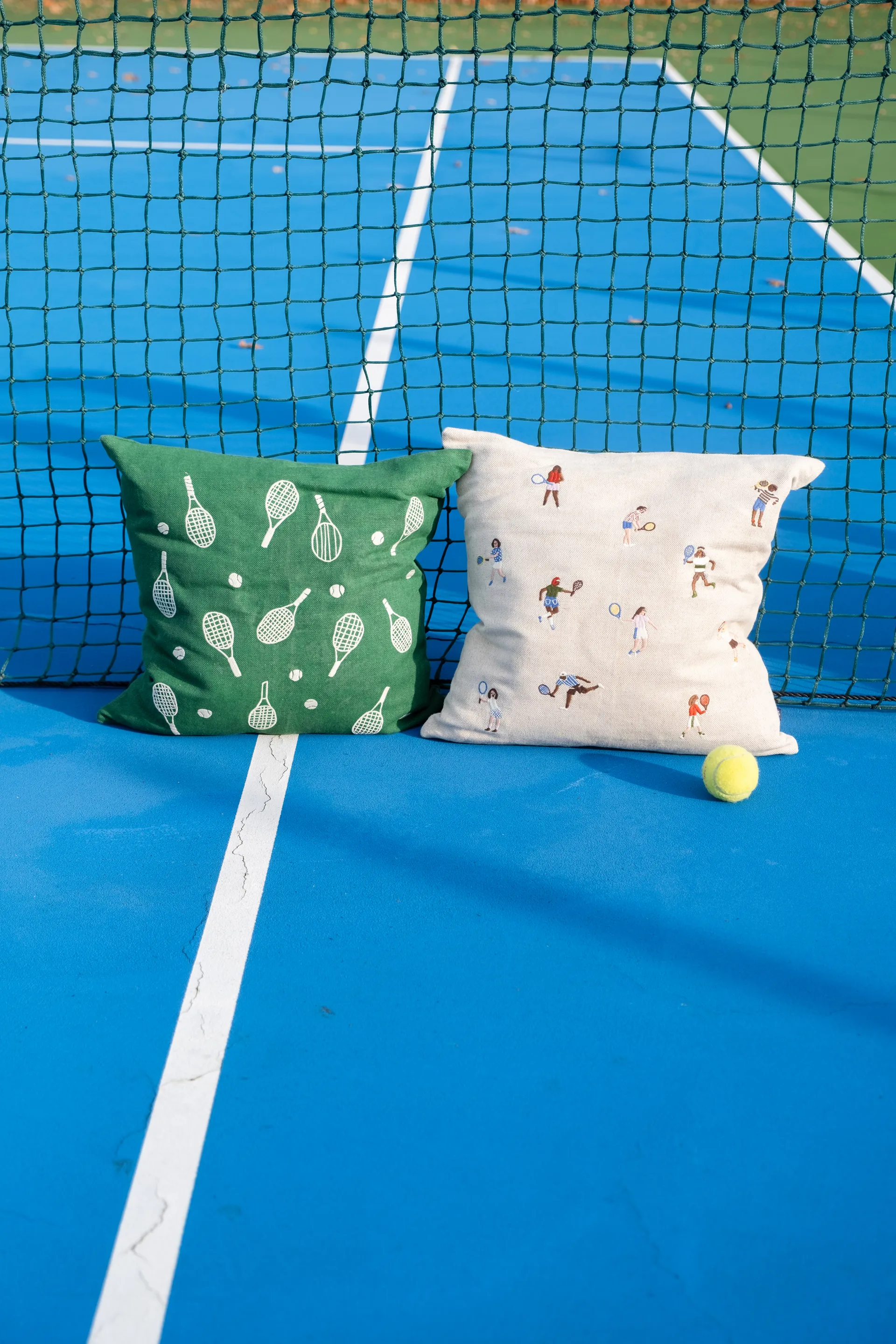 Housse de coussin Tennisracket 48x48 cm, Green Fine Little Day