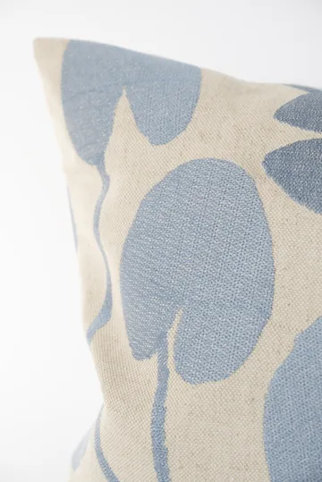 Housse de coussin Water lilies - Naturel-bleu, 48x48 cm - Fine Little Day