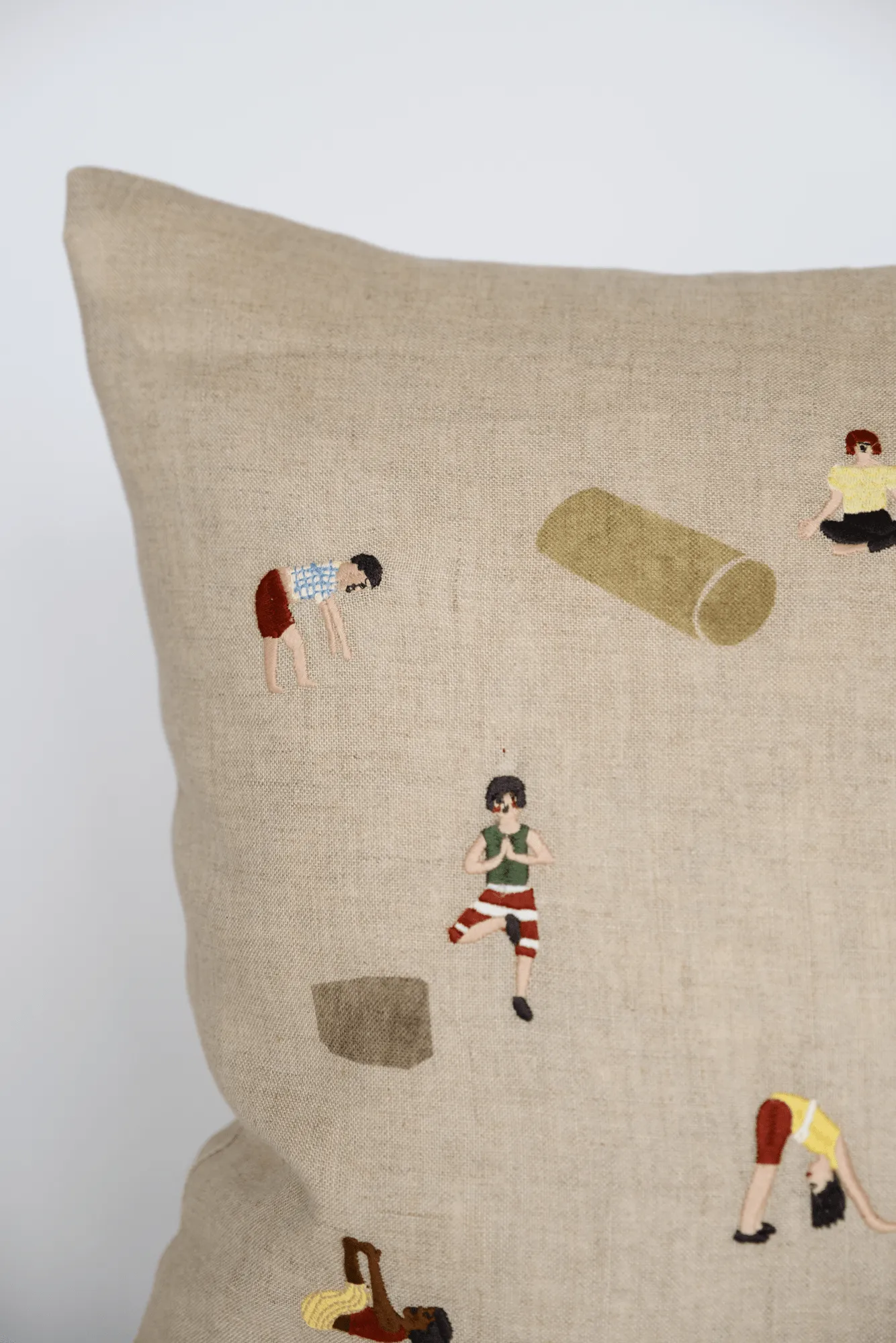 Housse de coussin Yoga, Naturel, 45x45 cm Fine Little Day