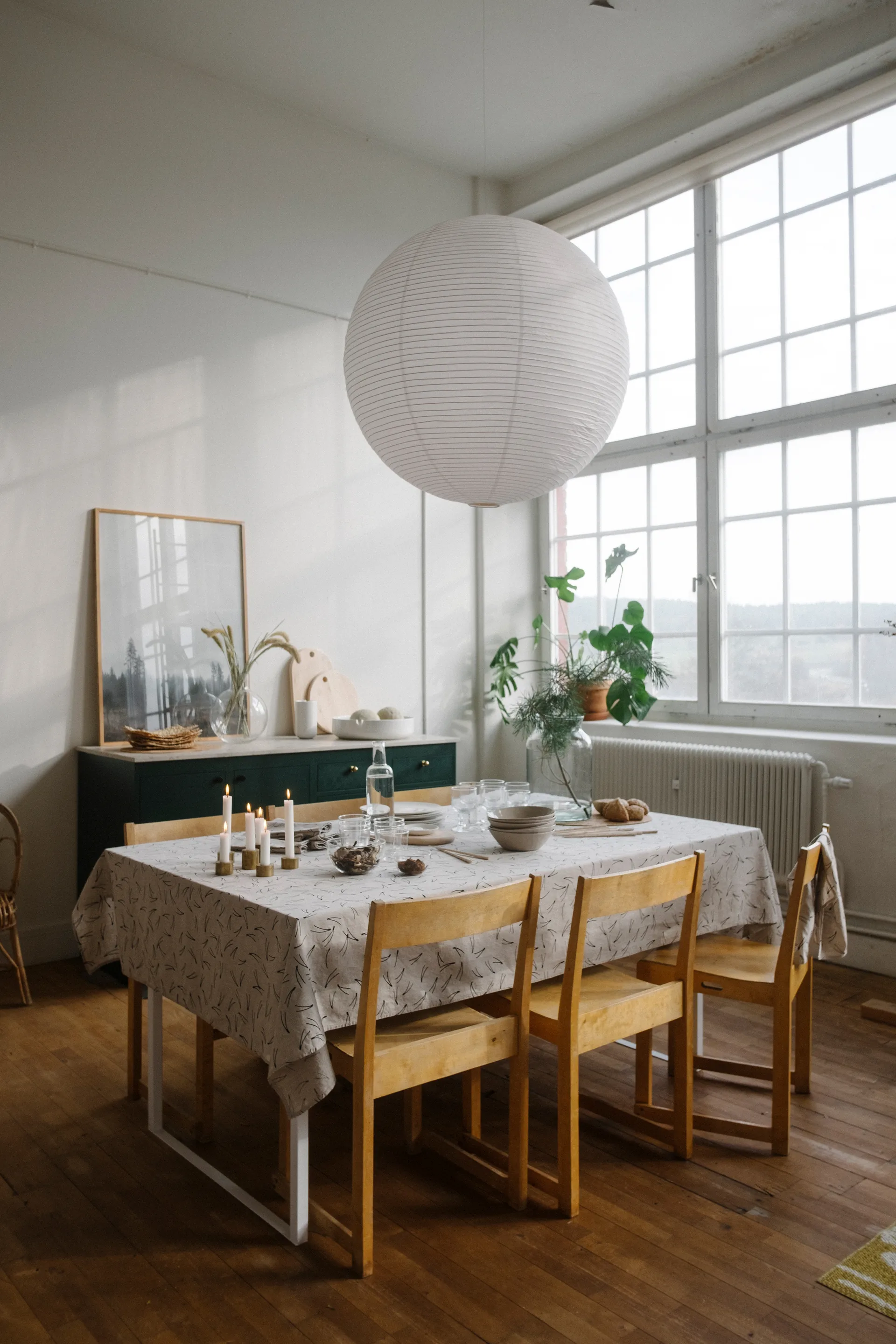 Nappe Barr 137x238 cm, Noir-nature Fine Little Day