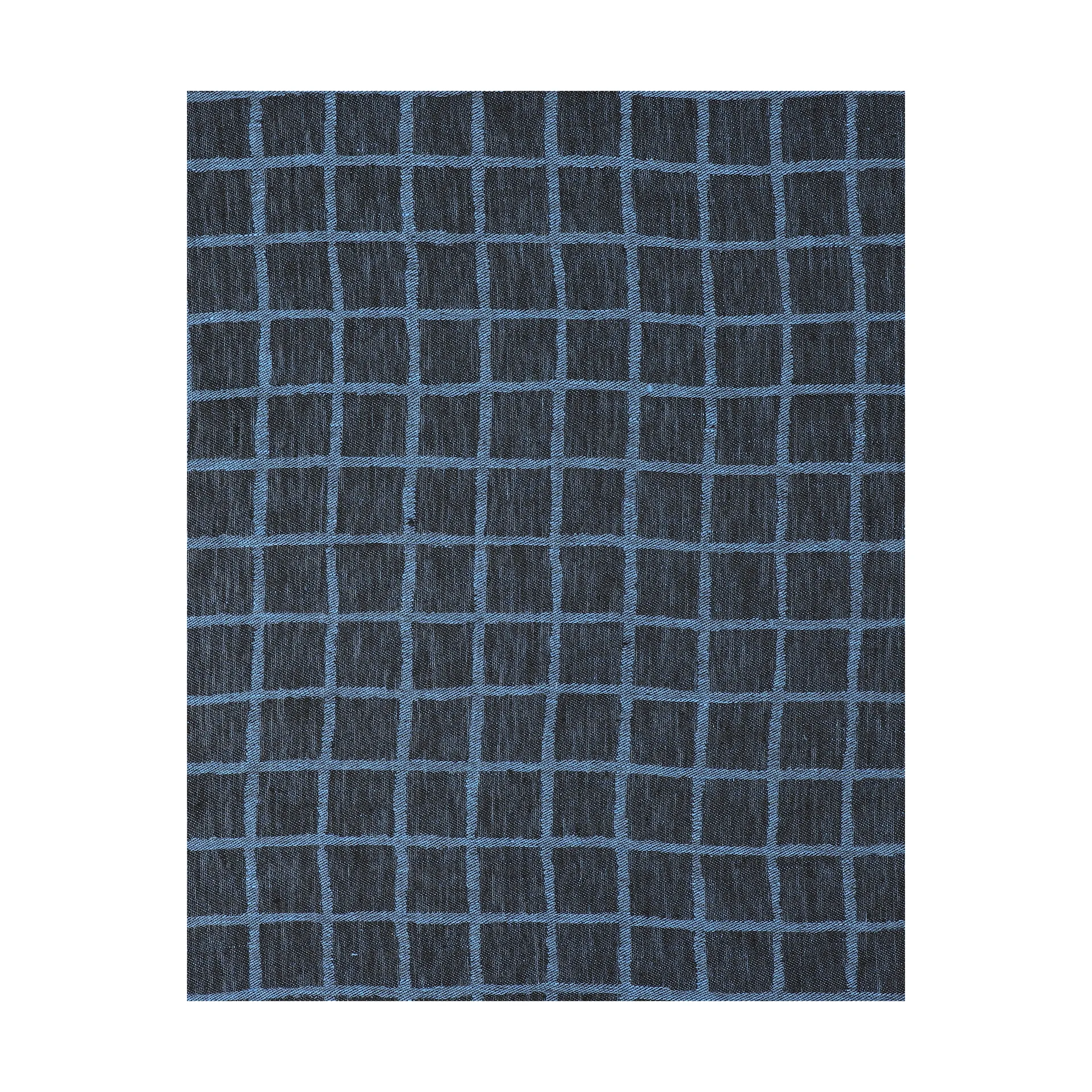 Nappe en jacquard Rutig 147x147 cm, Blue-black Fine Little Day