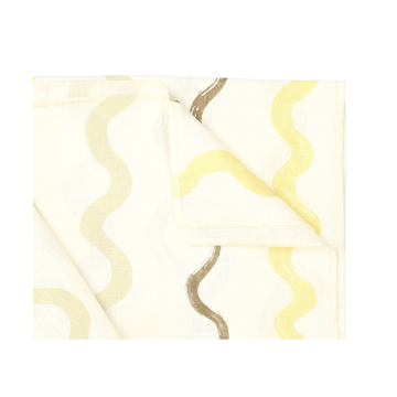 Nappe Randig 149x250 cm - White-yellow - Fine Little Day