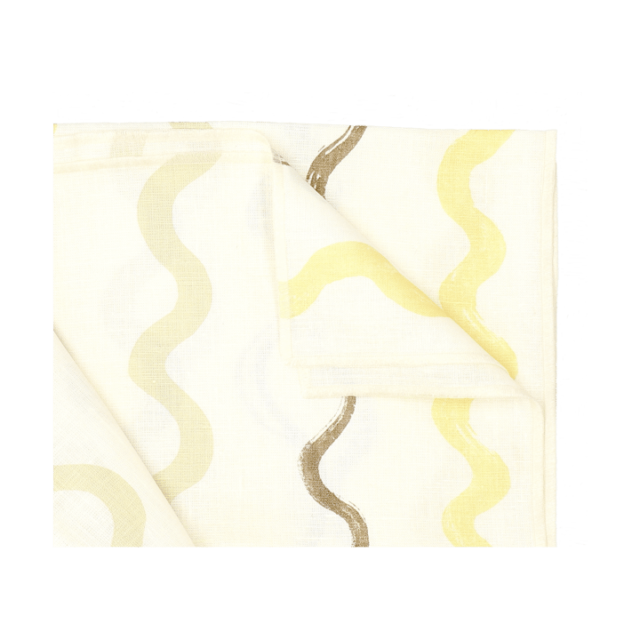 Nappe Randig 149x250 cm - White-yellow - Fine Little Day