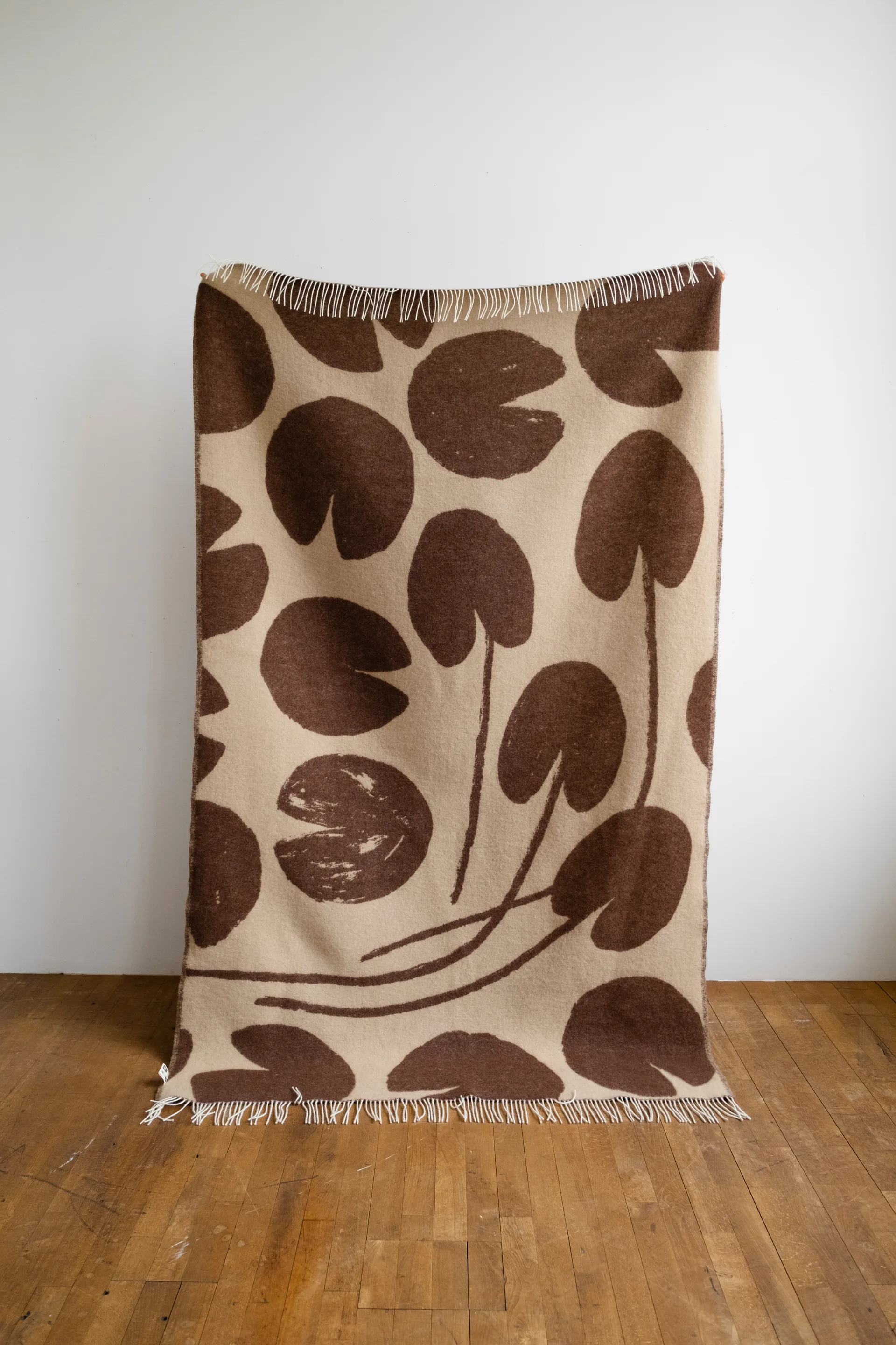 Plaid Water Lilies 130x220 cm, Brown Fine Little Day