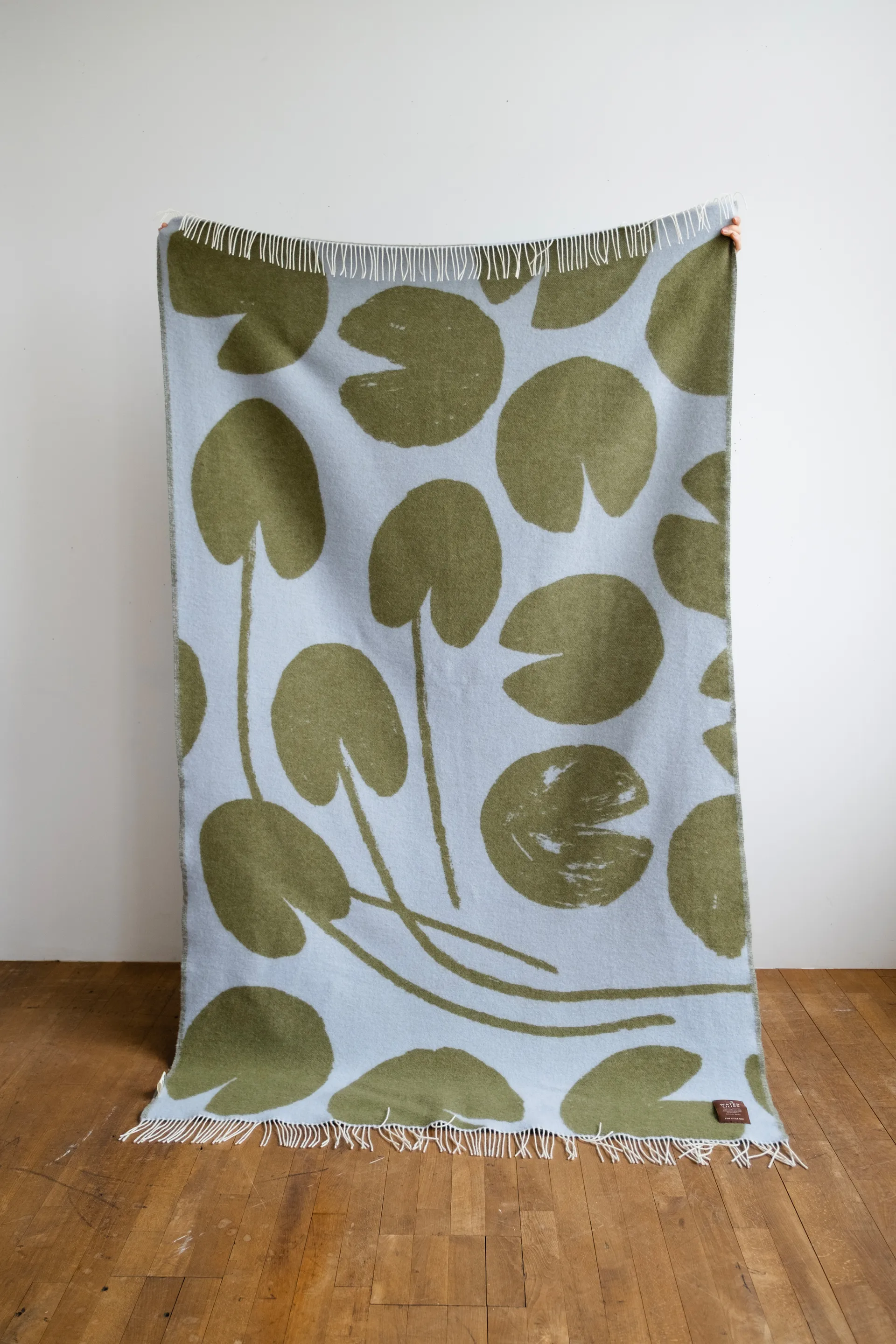 Plaid Water Lilies 130x220 cm, Brown Fine Little Day