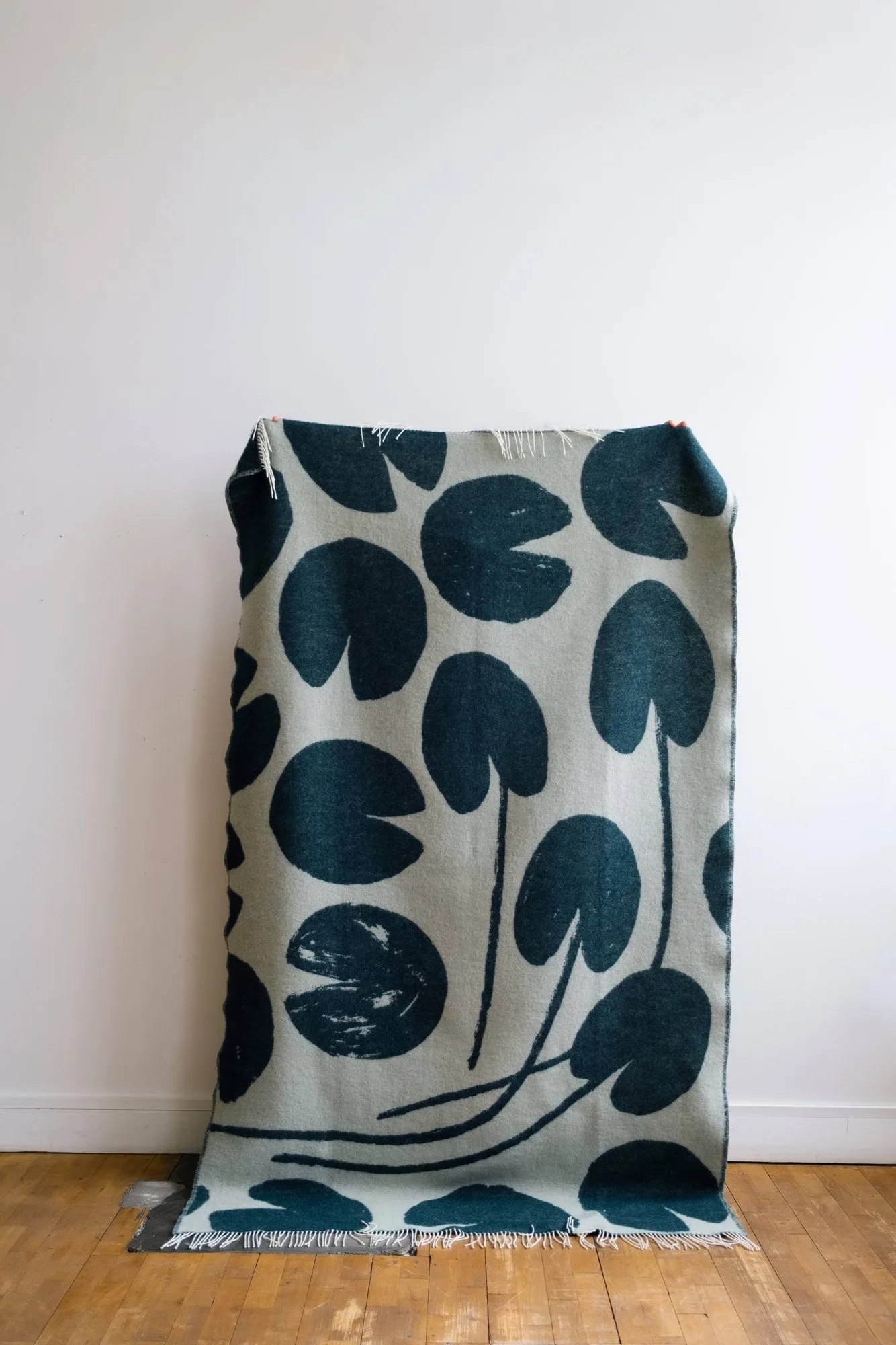 Plaid Water Lilies 130x220 cm, Vert Fine Little Day