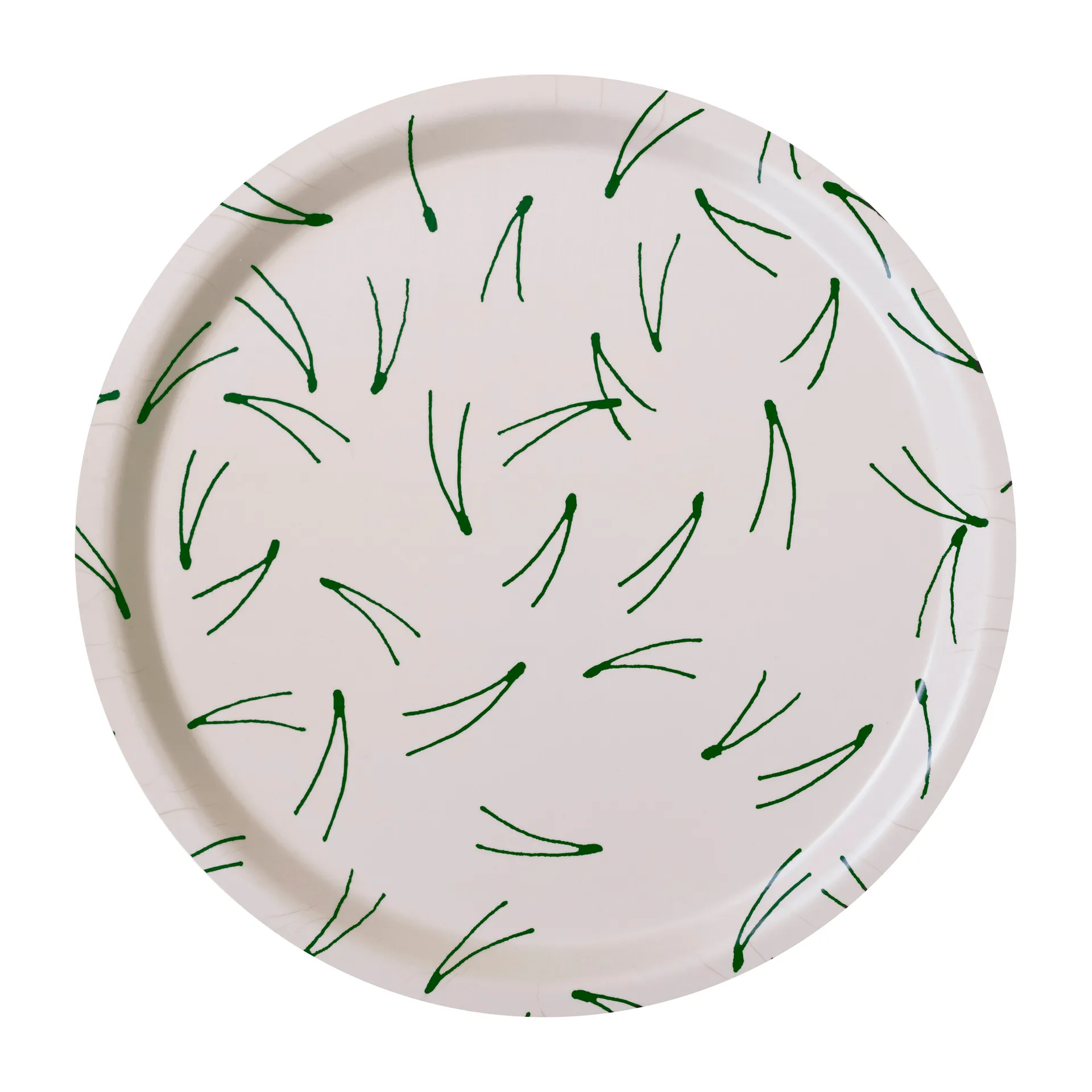 Plateau Barr Ø31 cm, Nude-vert Fine Little Day