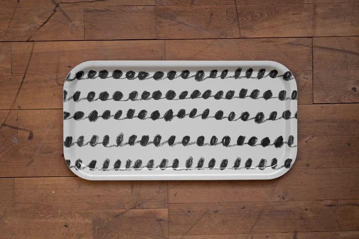 Plateau Dot 22x43 cm - Black-white - Fine Little Day