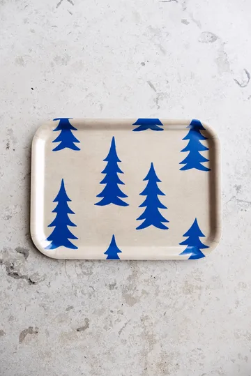Plateau Gran 20x27 cm - Bleu-naturel - Fine Little Day