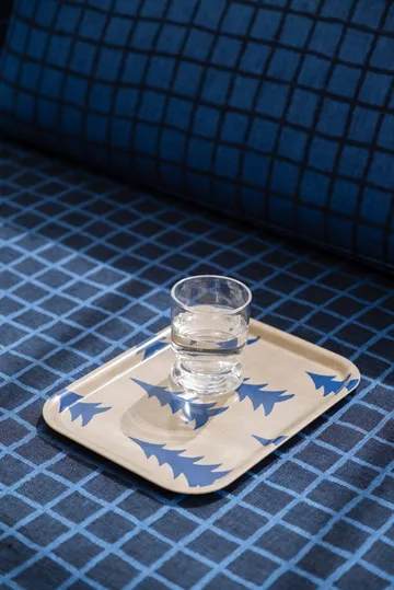 Plateau Gran 20x27 cm - Bleu-naturel - Fine Little Day