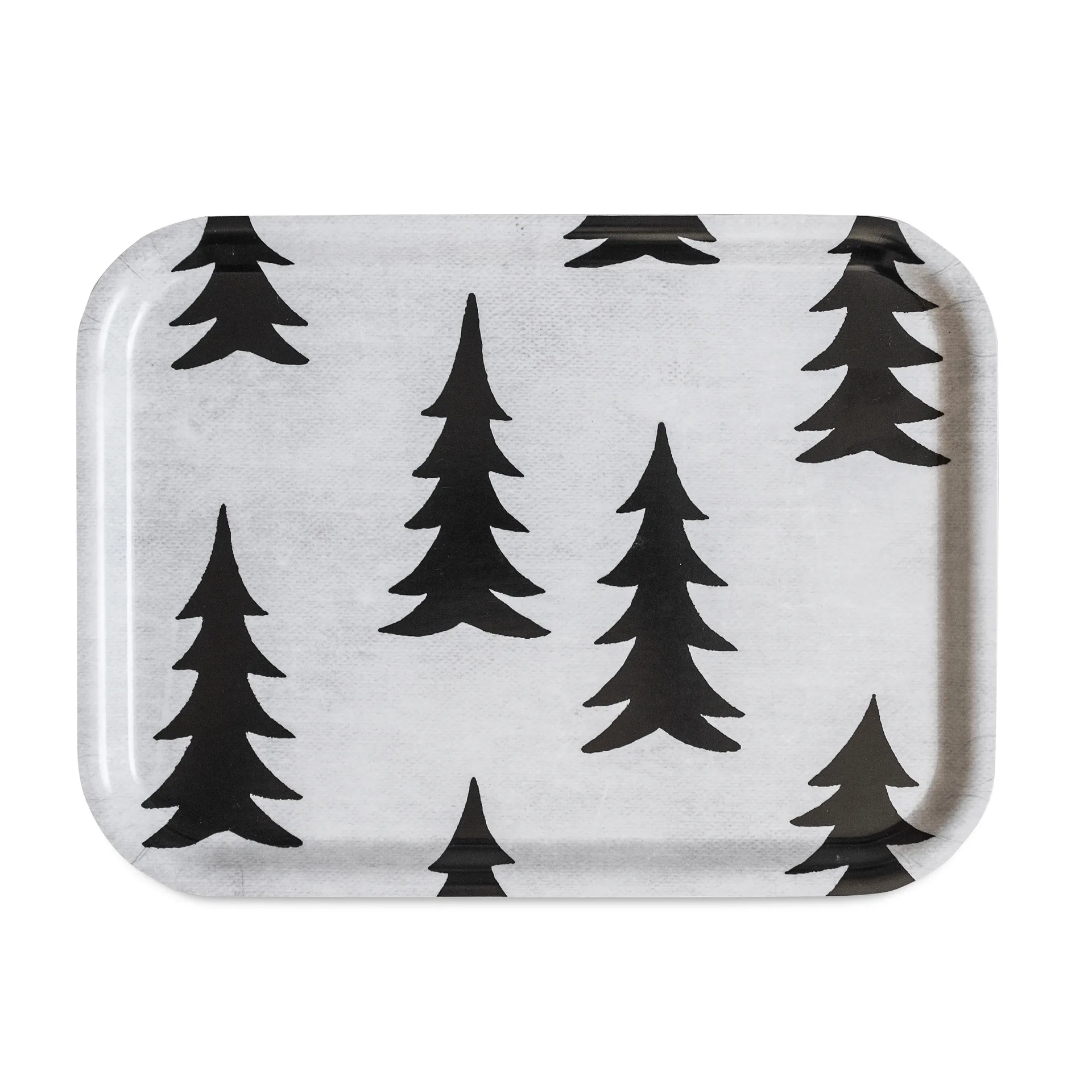 Plateau Gran 20x27 cm, Noir-blanc Fine Little Day