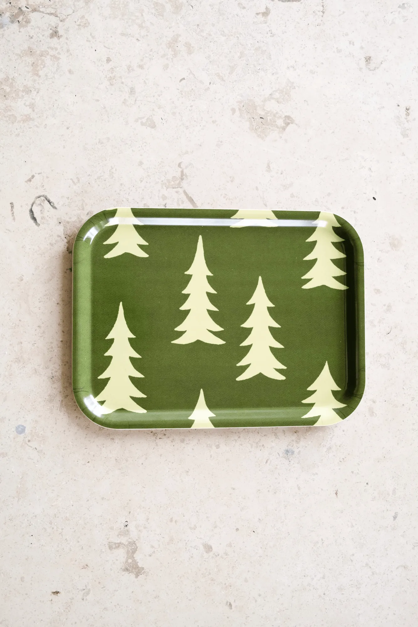 Plateau Gran 20x27 cm, Vert Fine Little Day