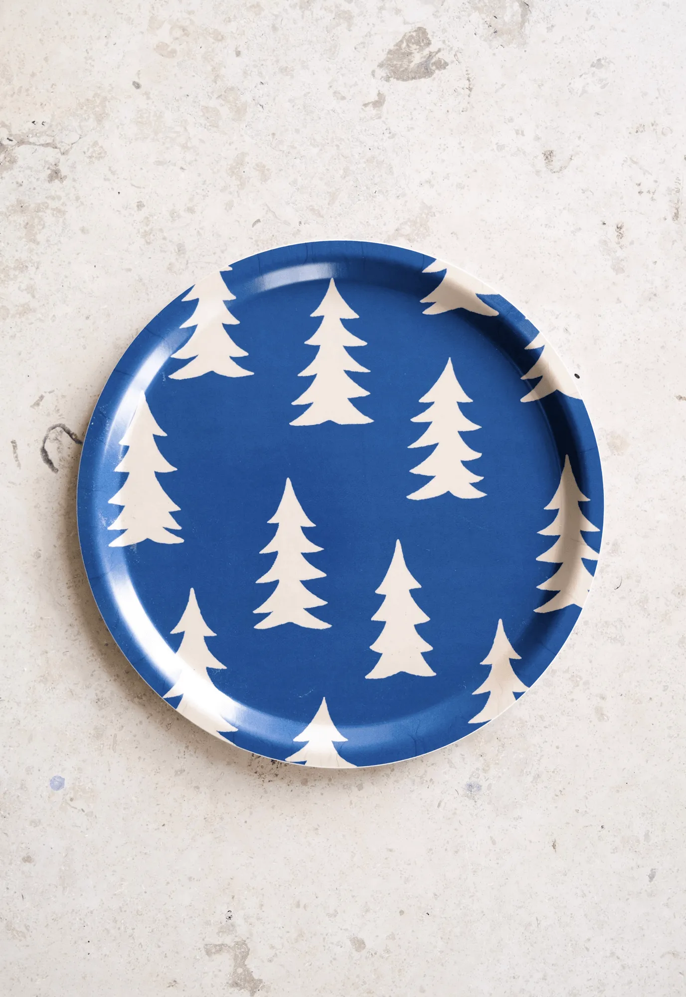 Plateau Gran, Bleu-naturel, Ø31 cm Fine Little Day