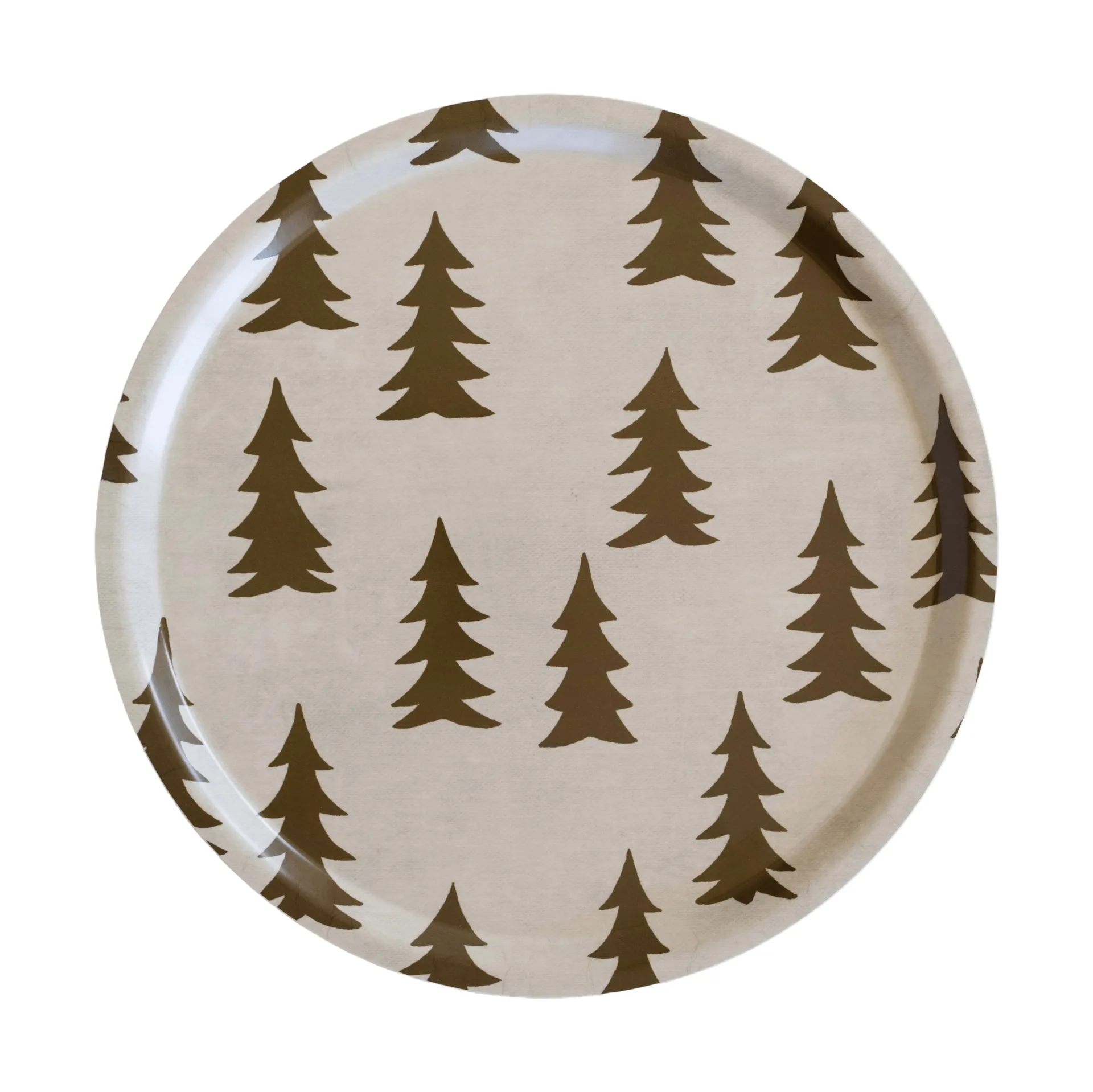 Plateau Gran, Brun, Ø38 cm Fine Little Day