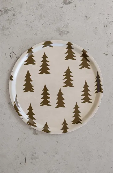 Plateau Gran - Brun, Ø38 cm - Fine Little Day
