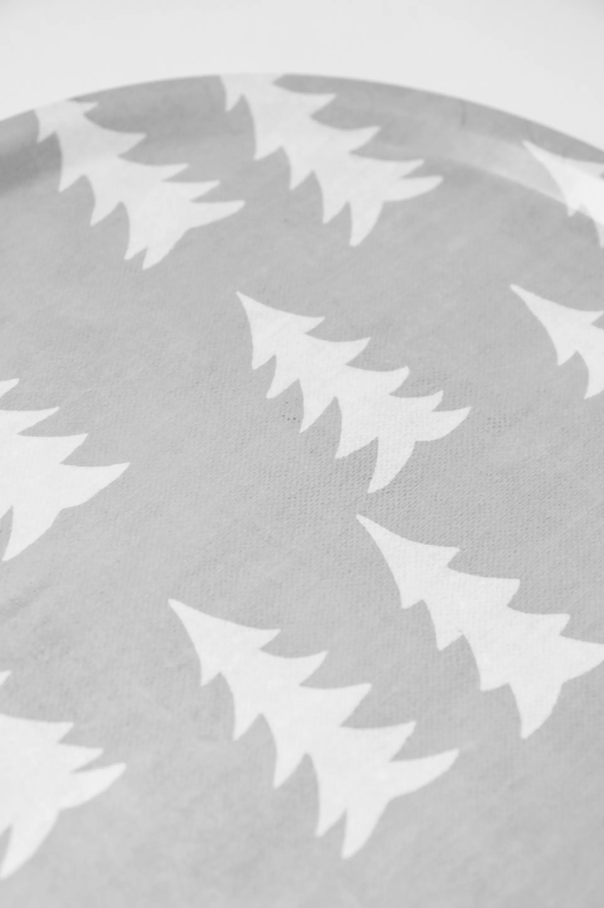 Plateau Gran, Gris-blanc, Ø38 cm Fine Little Day