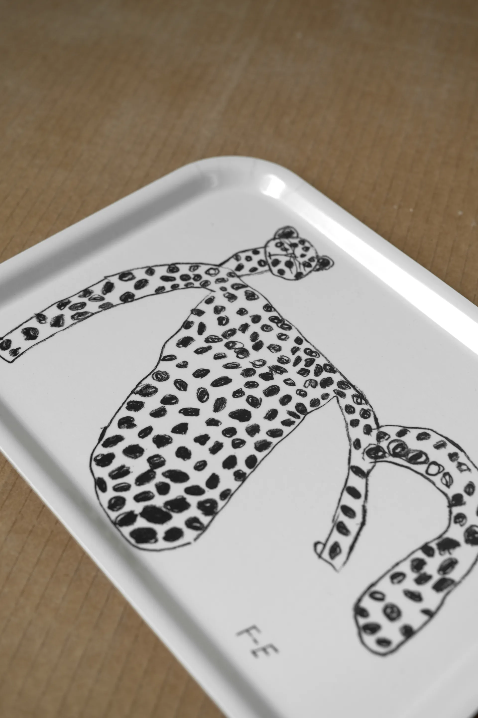 Plateau Léo 20x27 cm, Blanc Fine Little Day