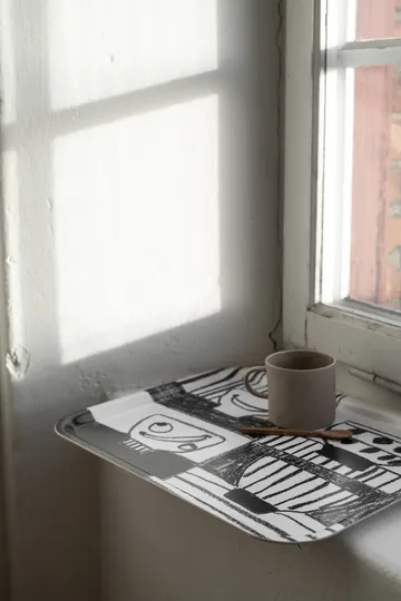 Plateau Stilleben 33x43 cm - Noir-blanc - Fine Little Day