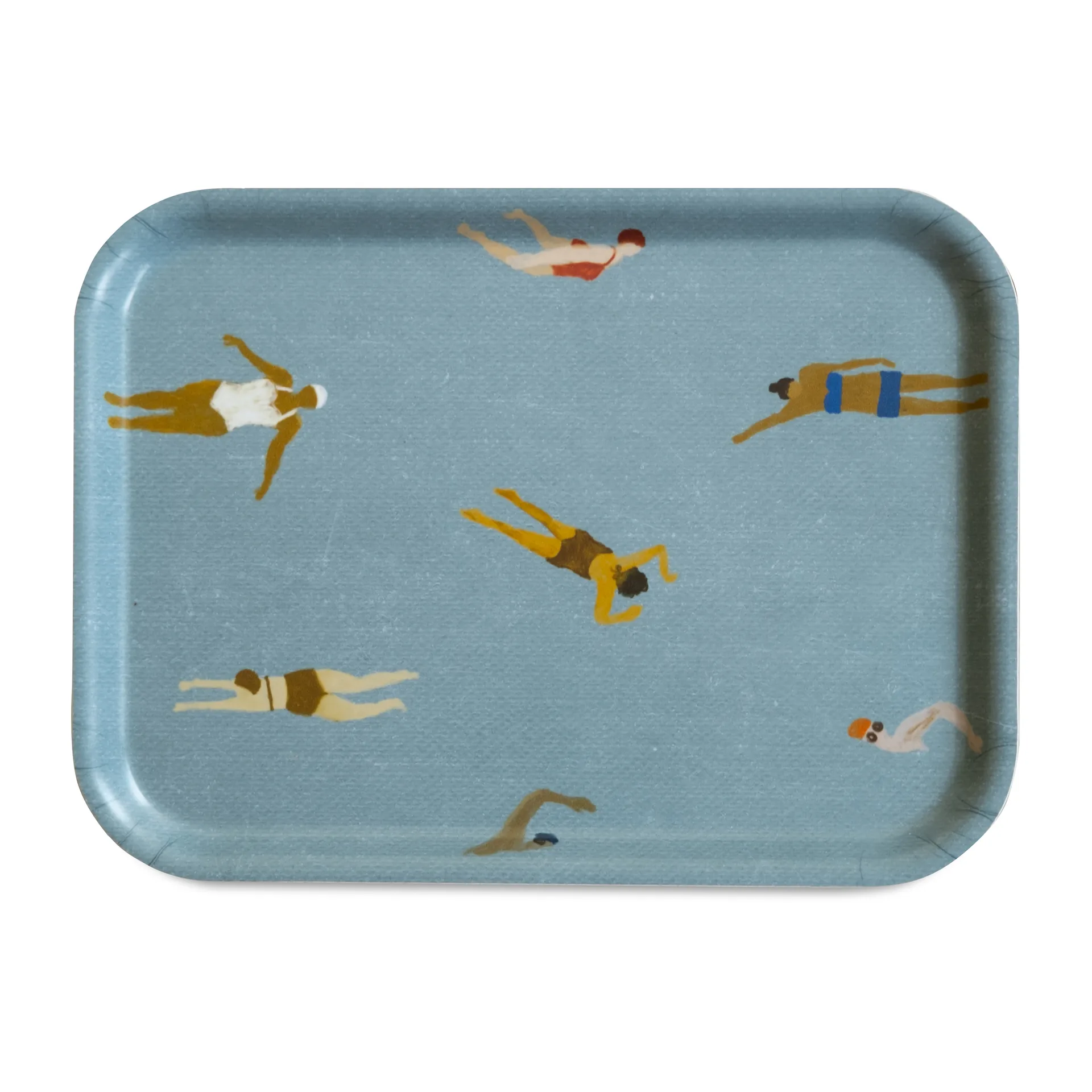 Plateau Swimmers 20x27 cm, Bleu Fine Little Day