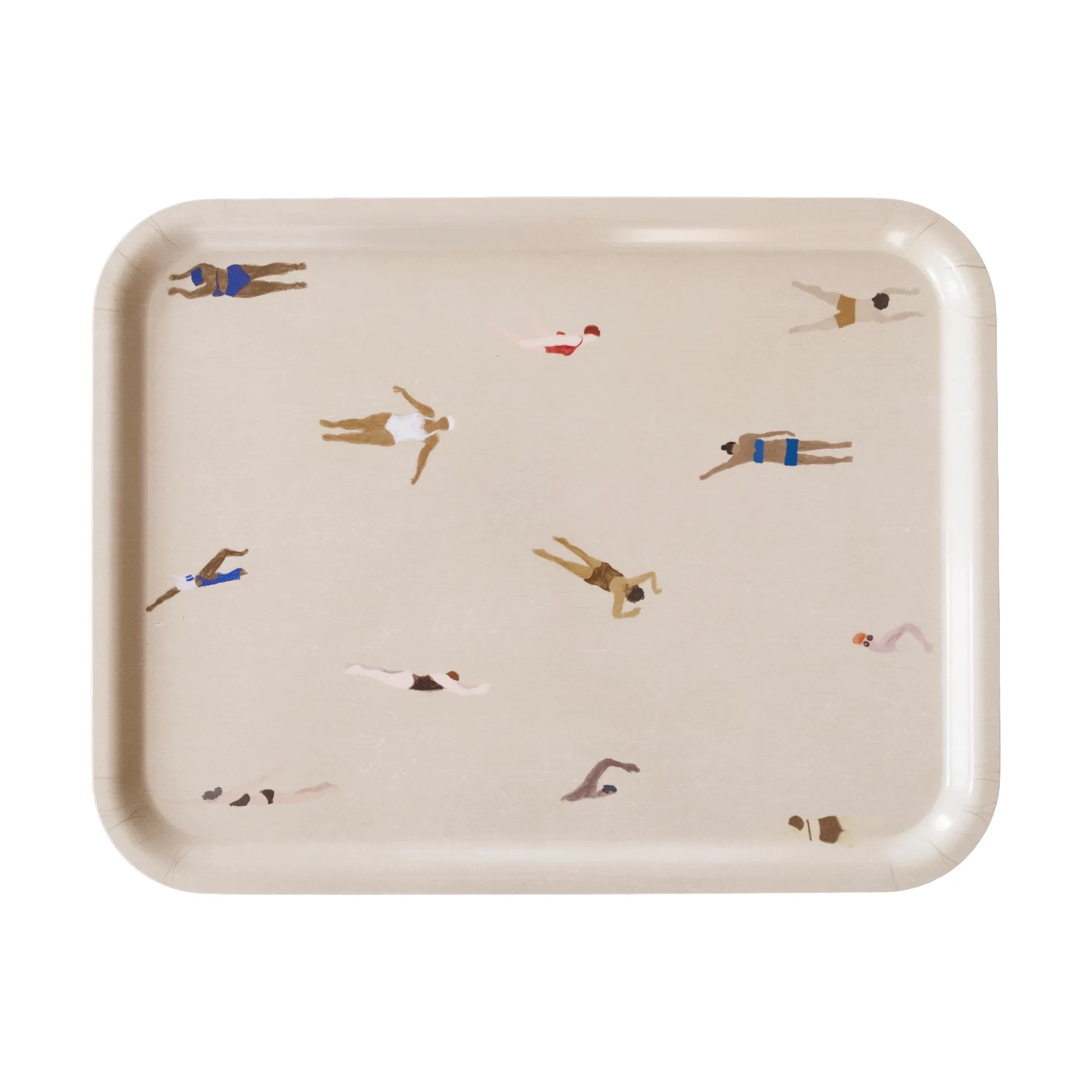 Plateau Swimmers 33x43 cm, Beige Fine Little Day