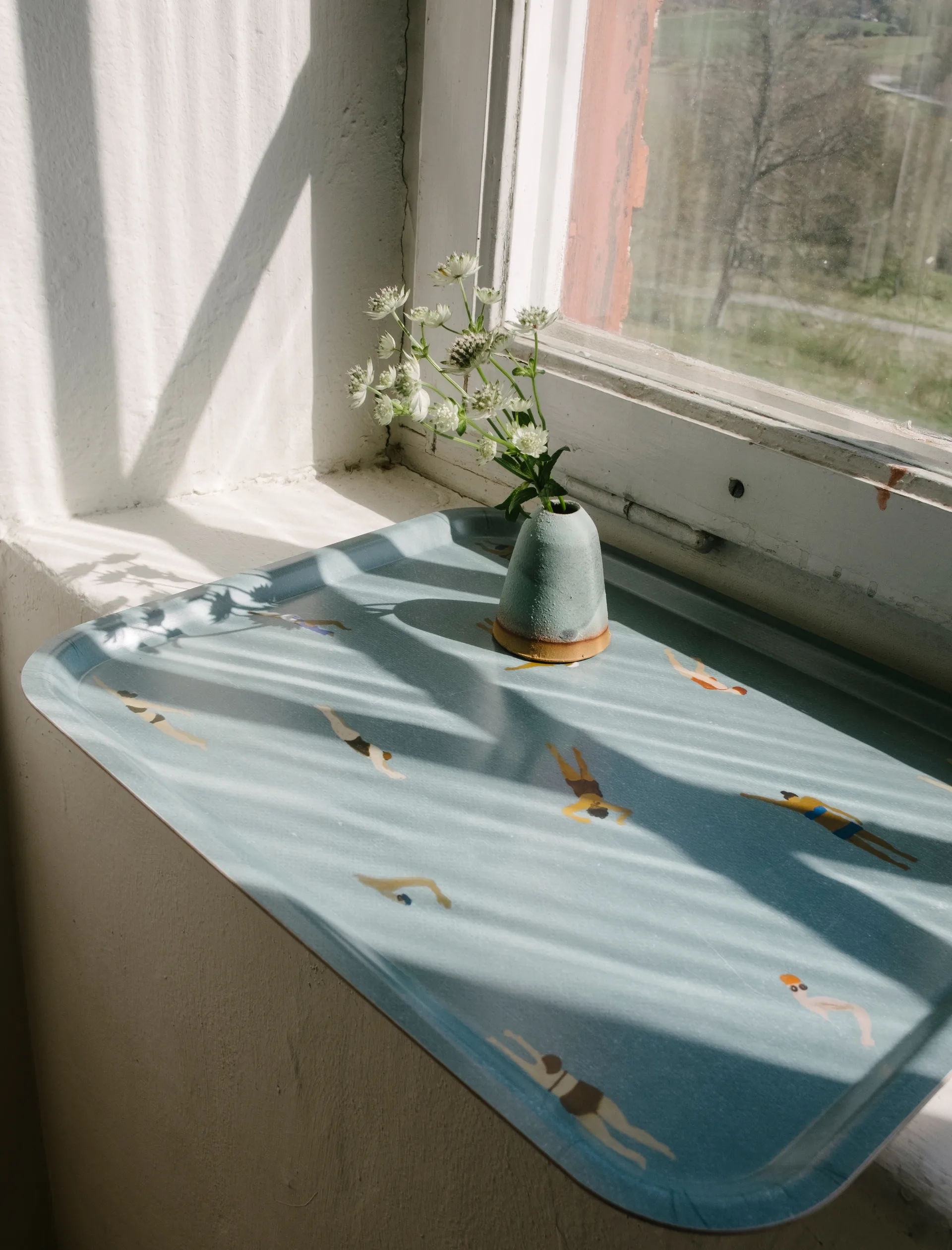 Plateau Swimmers 33x43 cm, Beige Fine Little Day