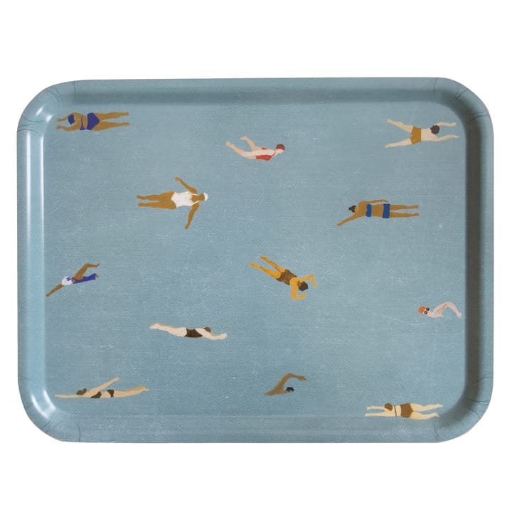 Plateau Swimmers 33x43 cm - Bleu - Fine Little Day