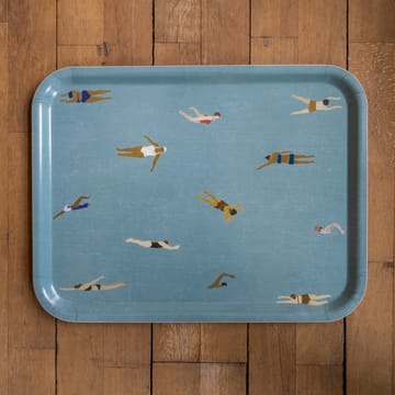 Plateau Swimmers 33x43 cm - Bleu - Fine Little Day