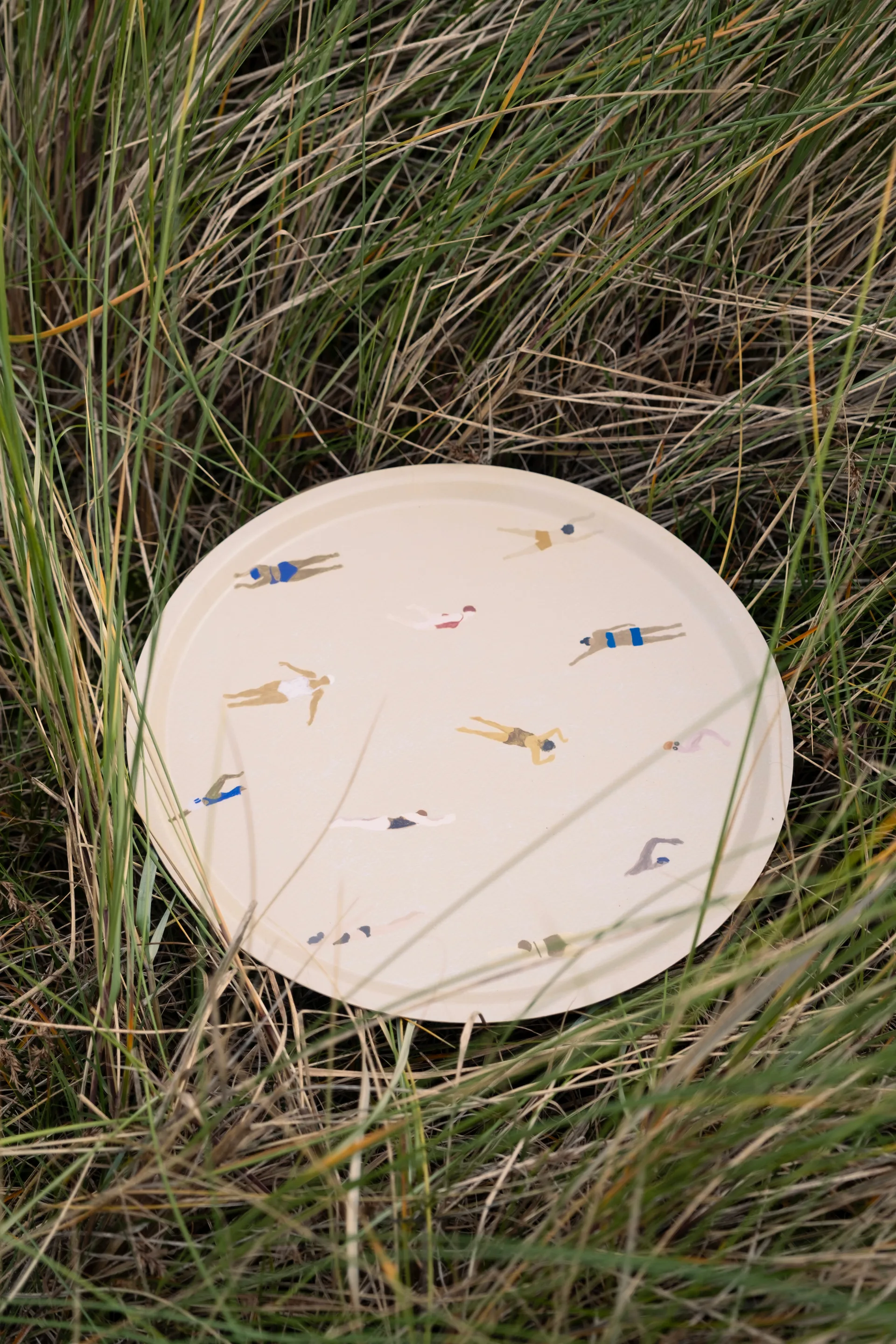 Plateau Swimmers Ø38 cm, Beige Fine Little Day