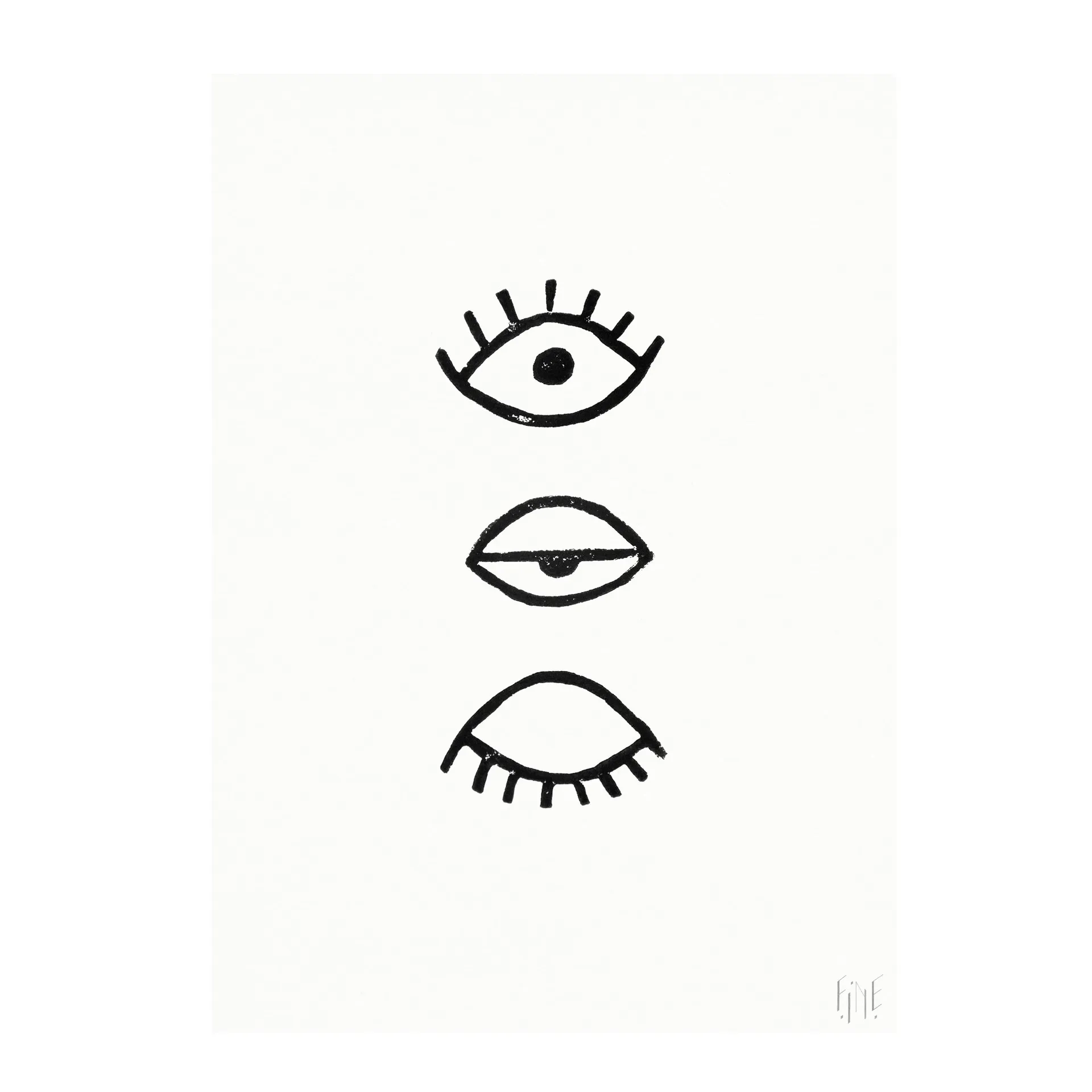 Poster Eye Eye, 50x70 cm Fine Little Day