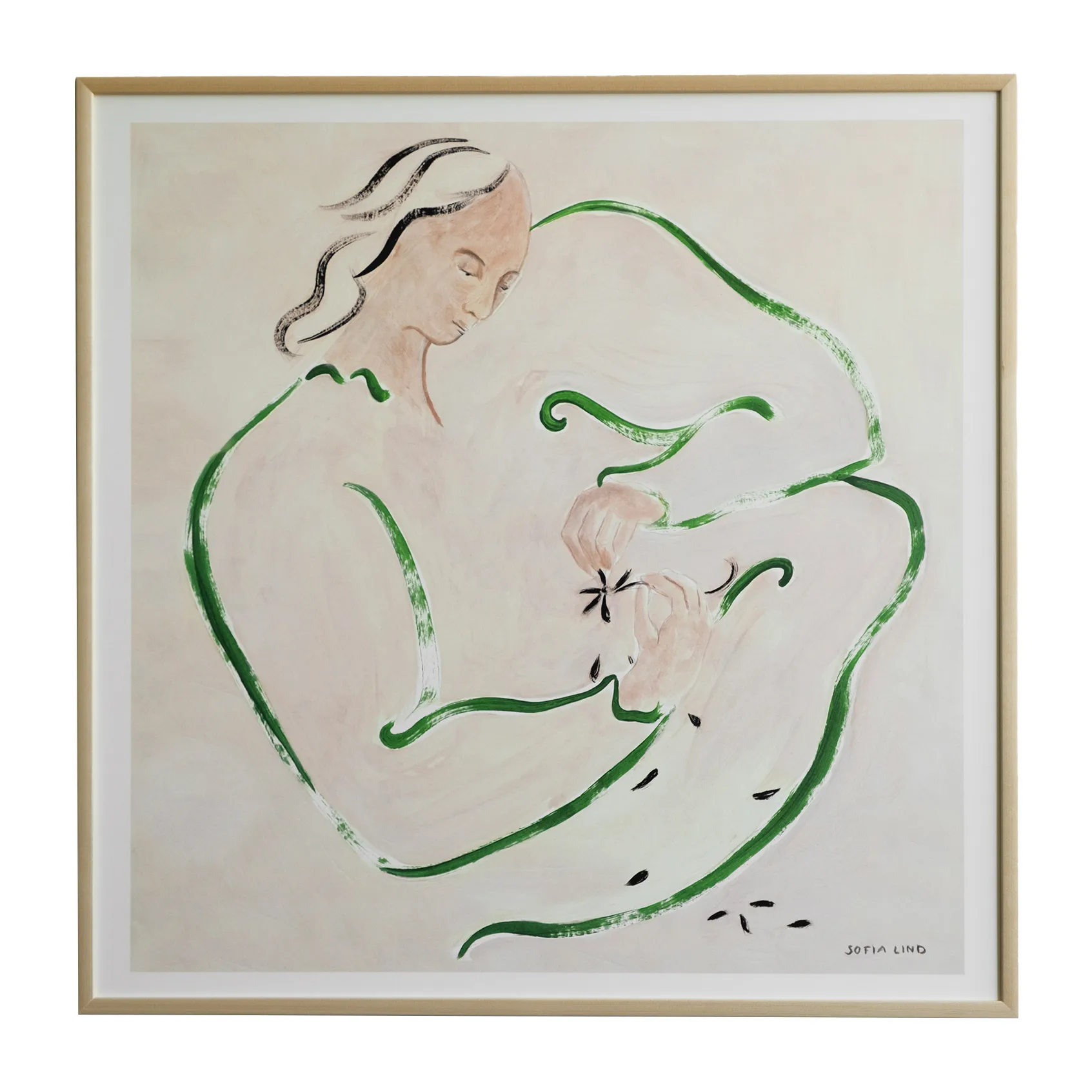 Poster Love me not, 70x70 cm Fine Little Day