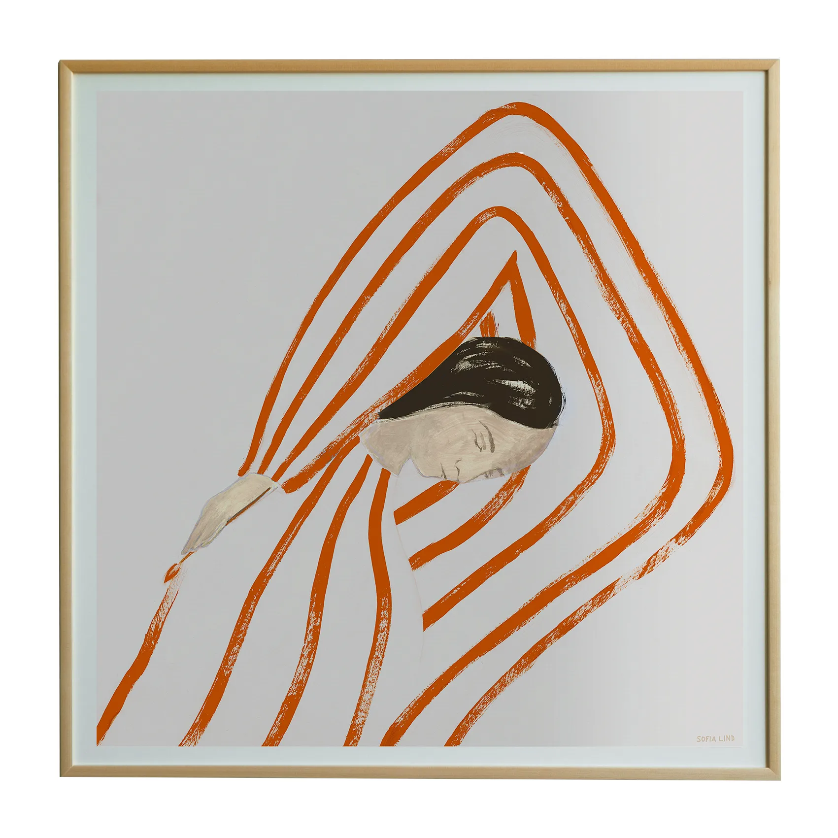 Poster Own strokes, 70x70 cm Fine Little Day