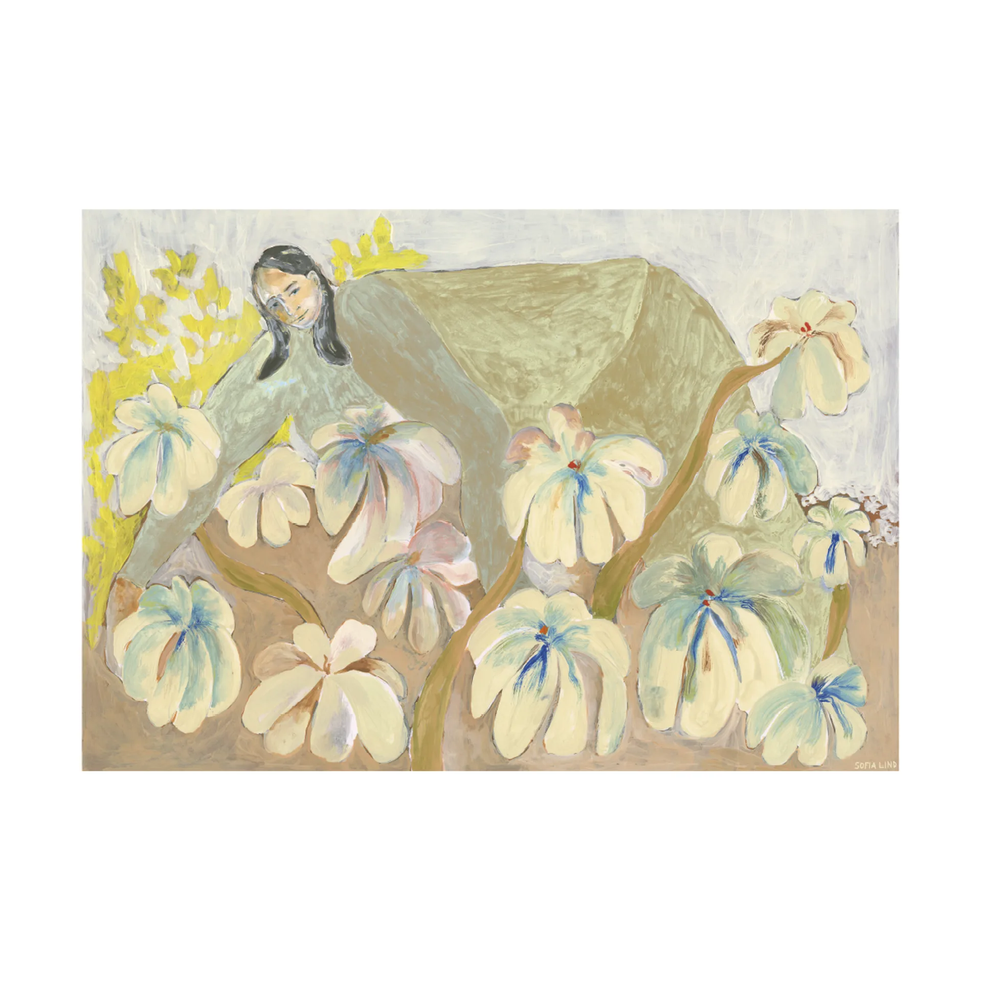 Poster Rose garden, 50x70 cm  Fine Little Day