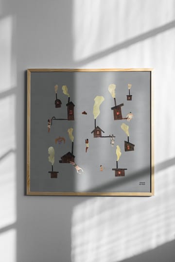 Poster Sauna - 50x50 cm - Fine Little Day