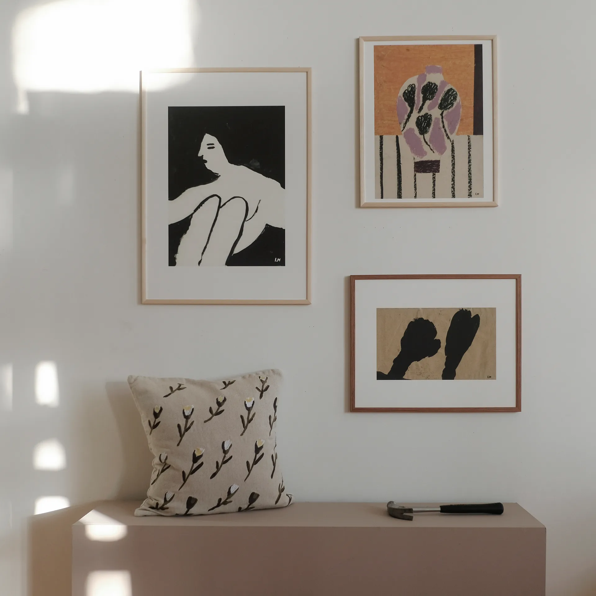 Poster Storm 40x50 cm, Blanc Fine Little Day