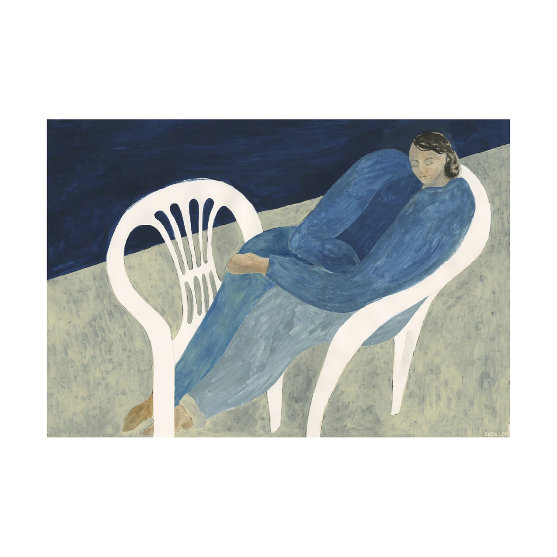 Poster Summer evening, 70x100 cm Fine Little Day