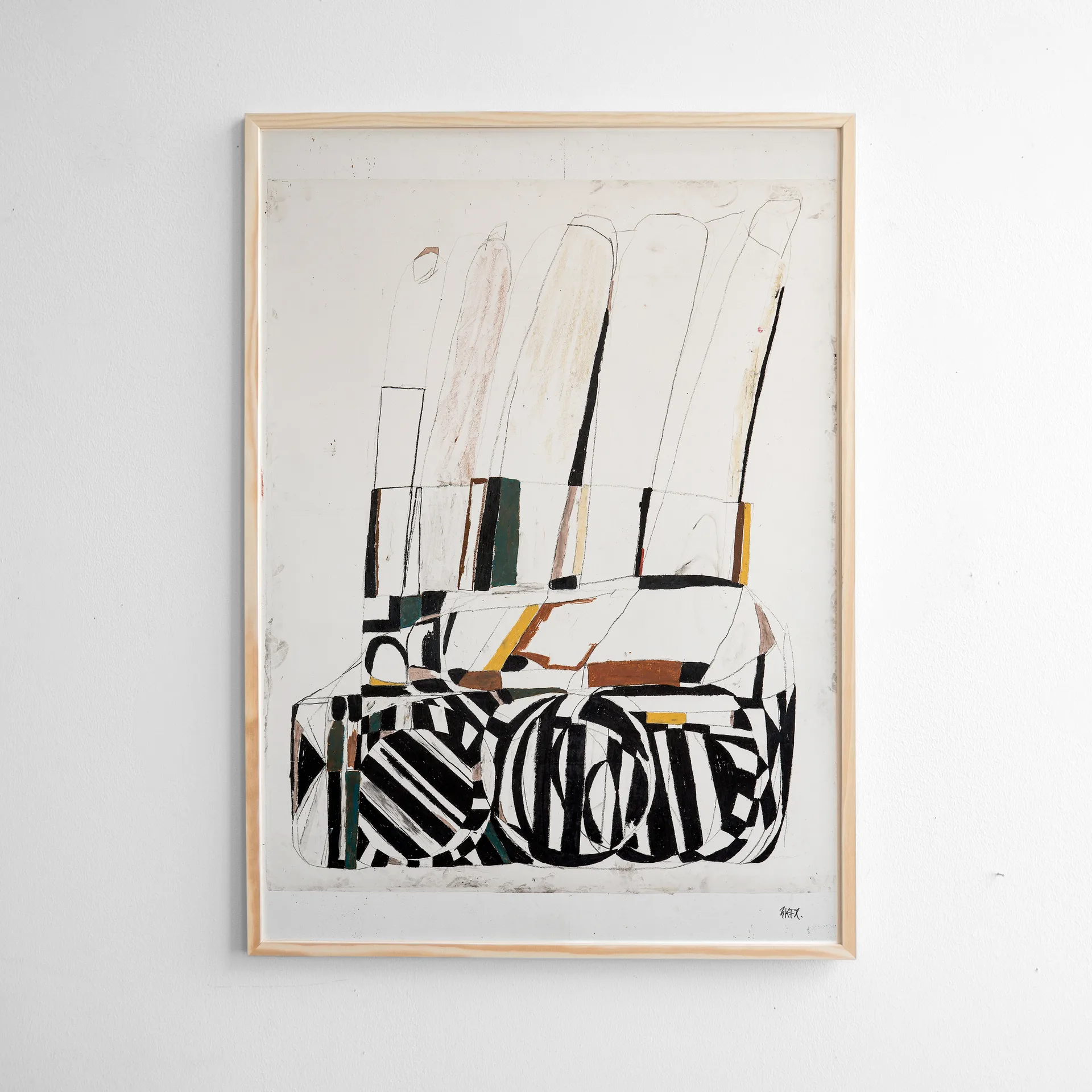 Poster Takes time to pass 70x100 cm, Multi Fine Little Day