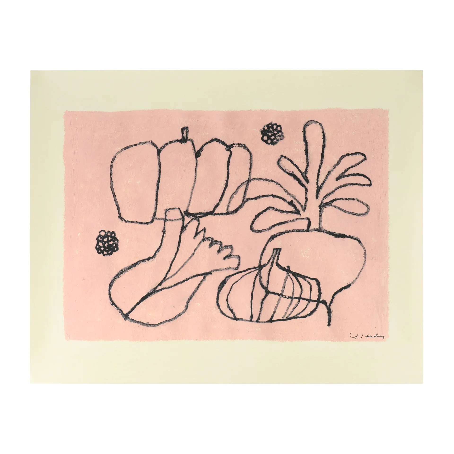 Poster Vegetable, 40x50 cm Fine Little Day