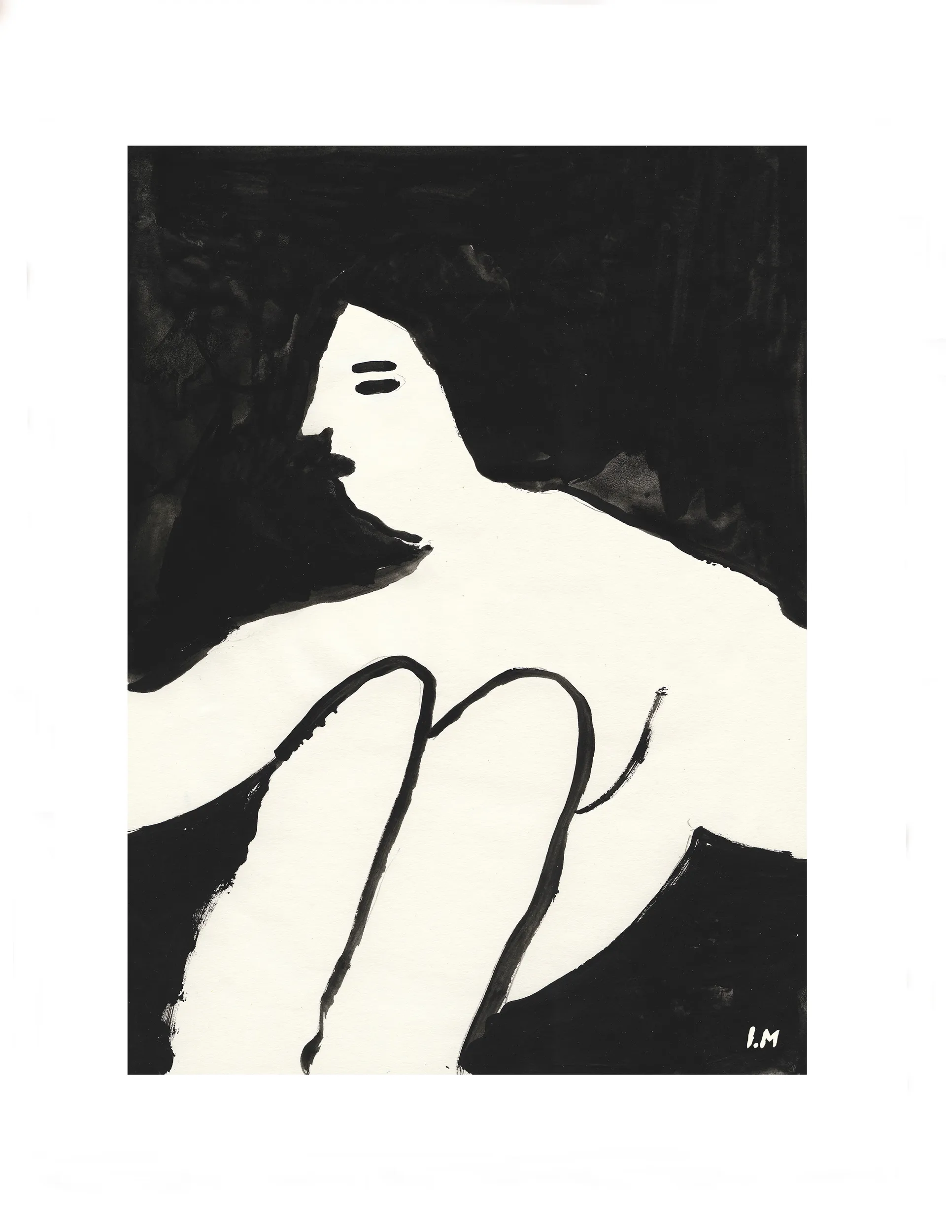Poster Woman, 40x50 cm Fine Little Day