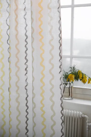 Rideau Randig 147x250 cm - White - Fine Little Day