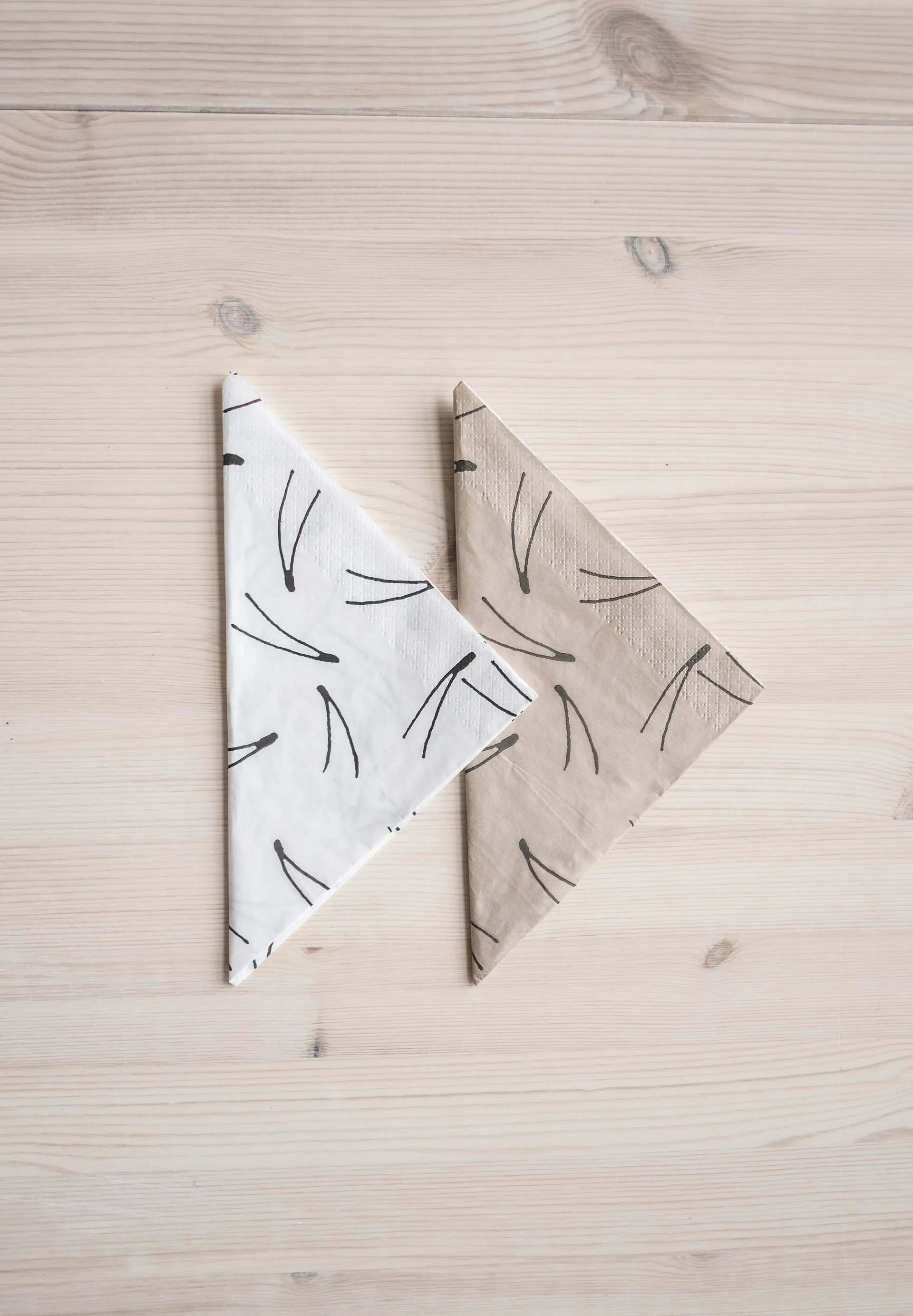 Serviette Barr 33x33 cm Lot de 25, Nature Fine Little Day