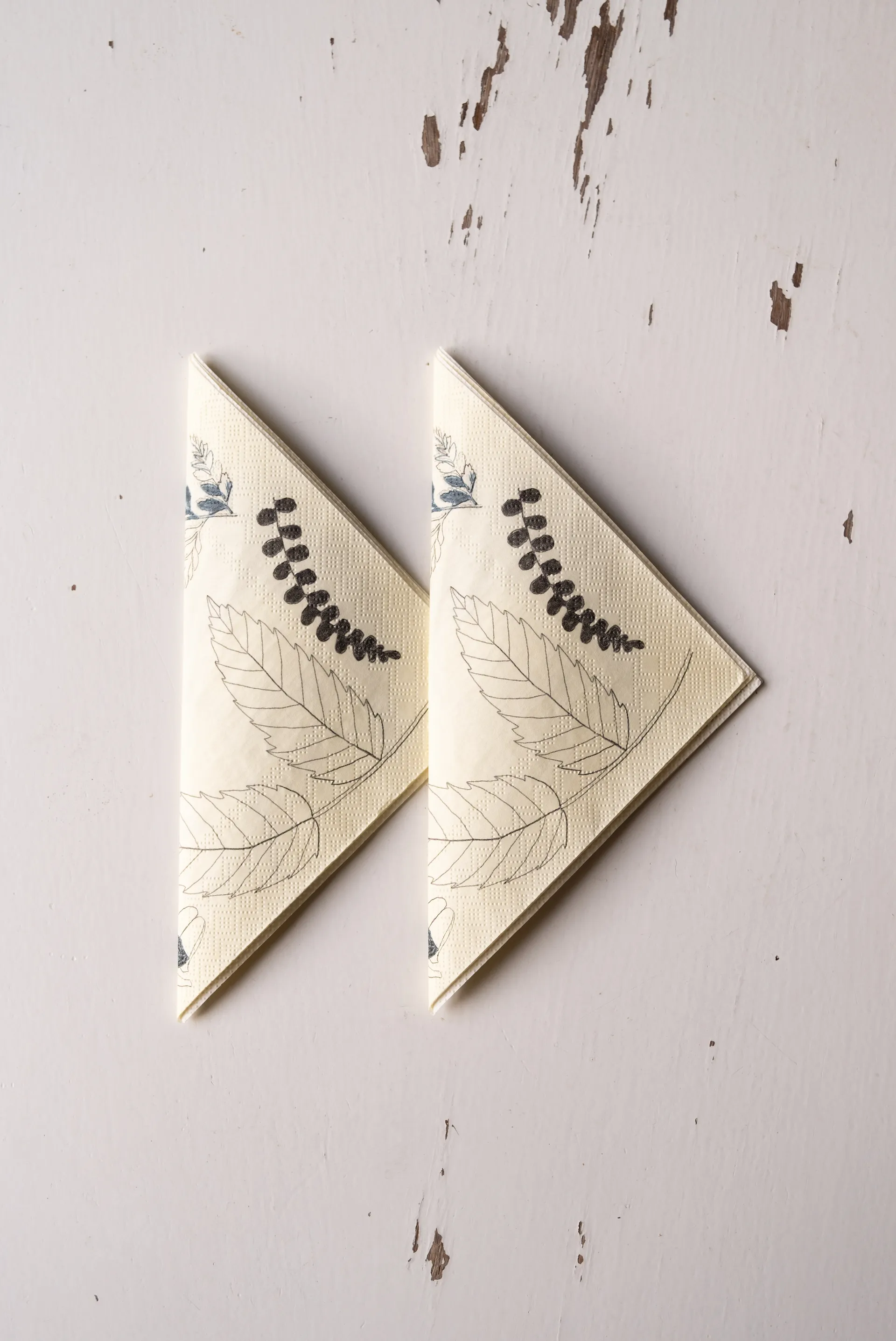 Serviette Saltholmen Lot de 25, Jaune-gris Fine Little Day