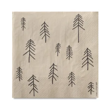 Serviette Tall Lot de 25 - Nature-marron - Fine Little Day