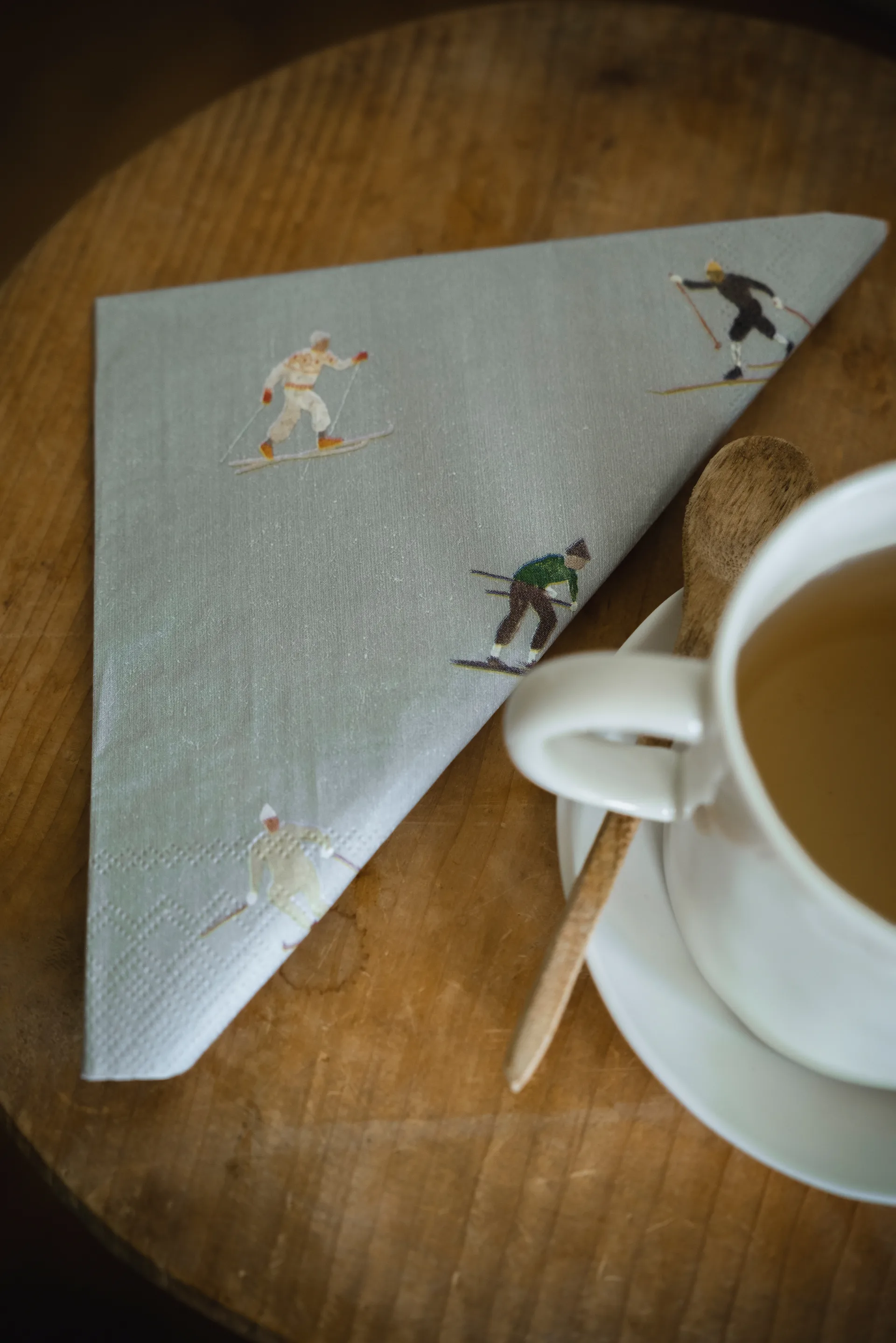 Serviettes Skiers lot de 25, Grey Fine Little Day