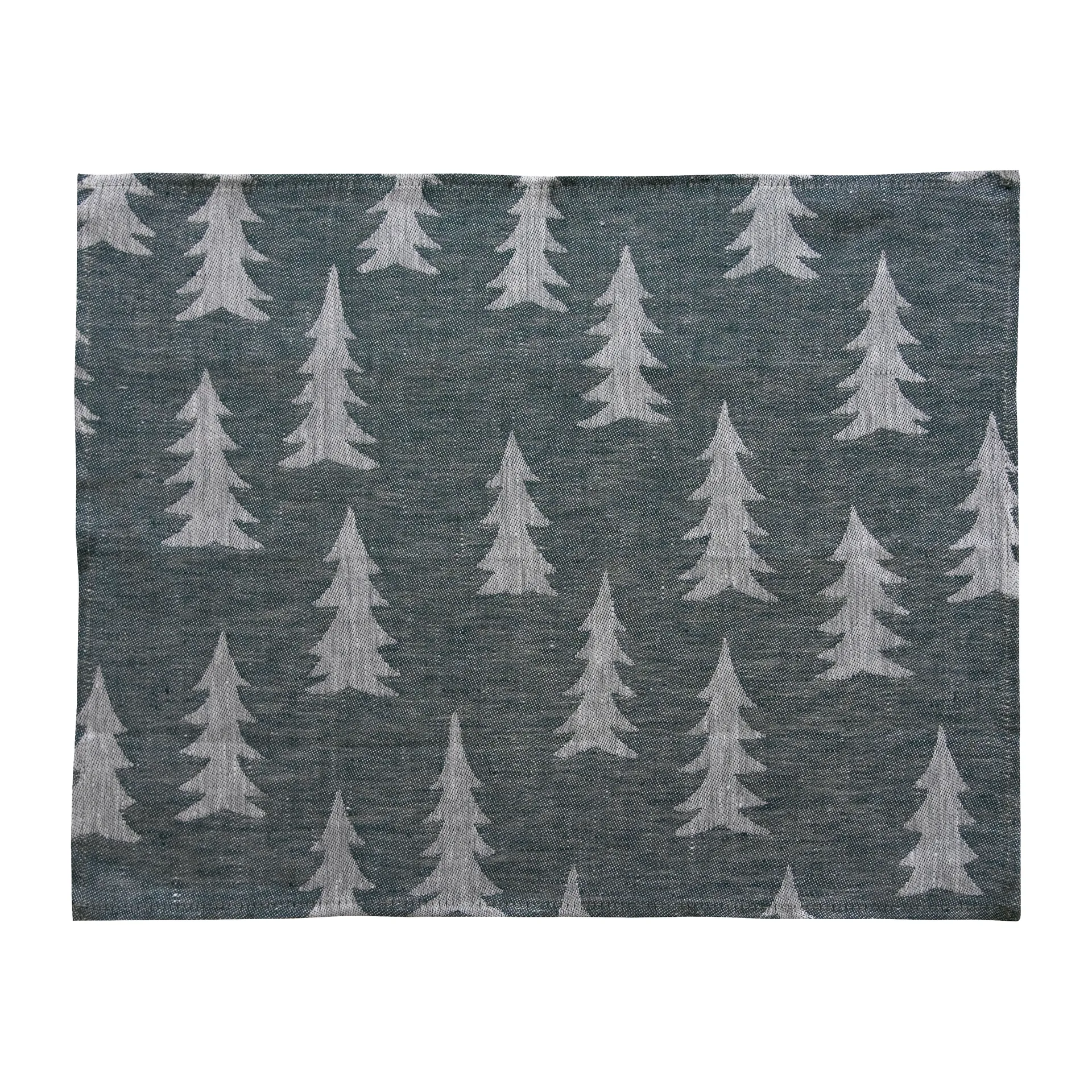 Set de table Gran 37x47 cm, Vert-blanc Fine Little Day