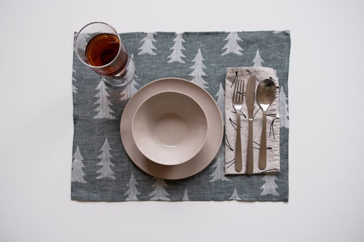 Set de table Gran 37x47 cm - Vert-blanc - Fine Little Day