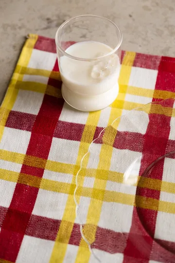 Set de table Grid - Jaune, 37x47 cm - Fine Little Day