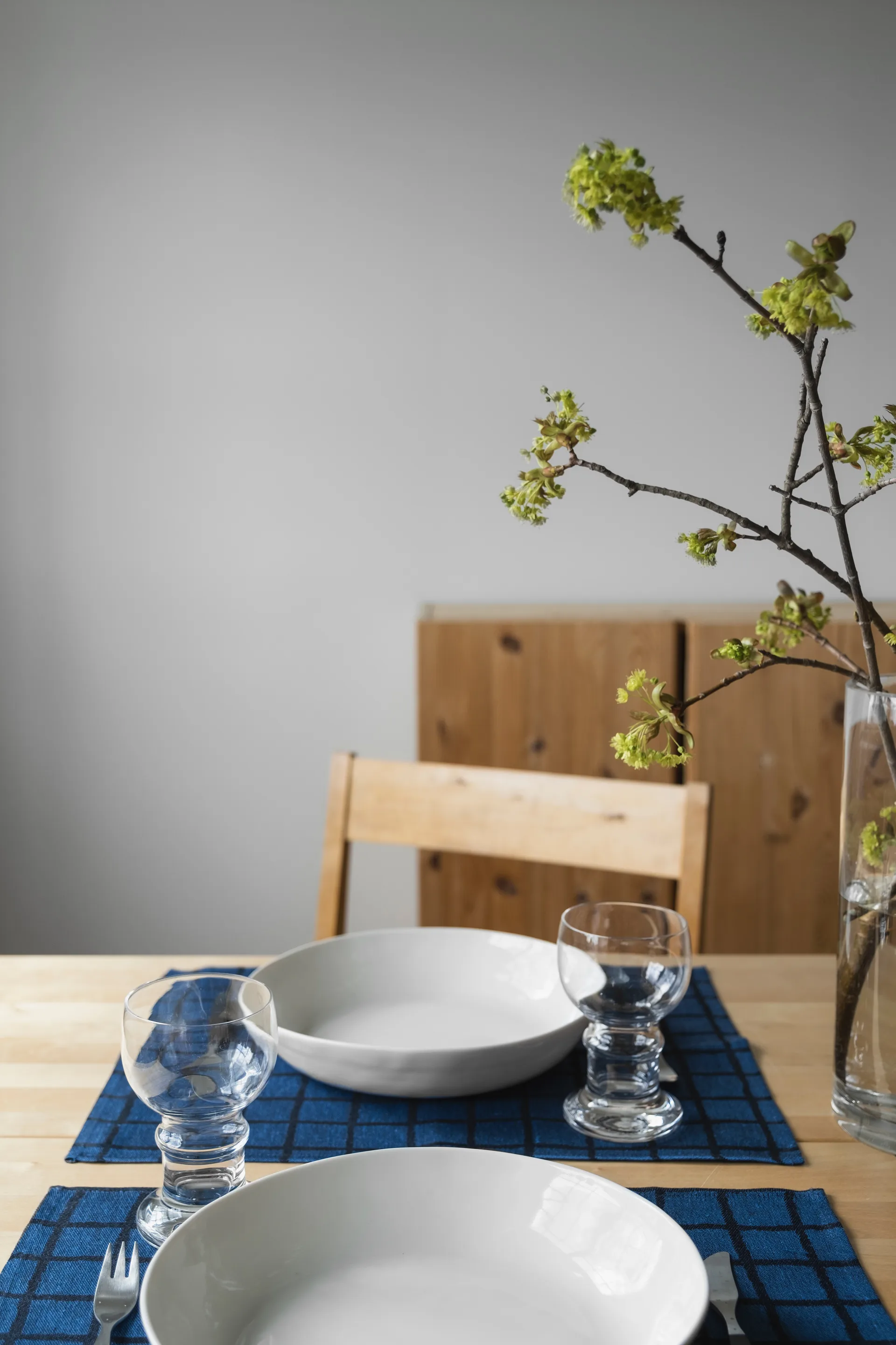 Set de table Rutig, Blue-black Fine Little Day