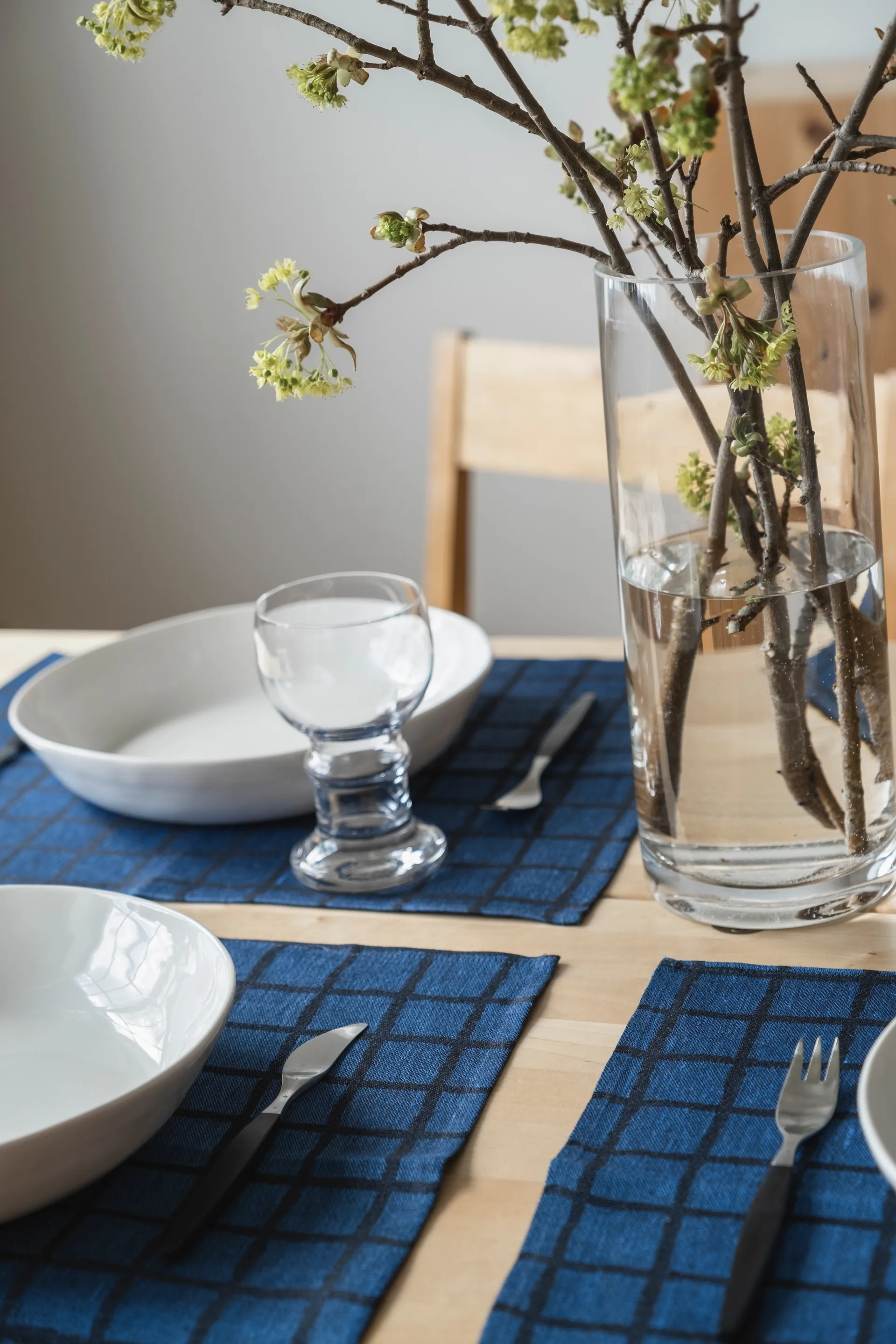 Set de table Rutig, Blue-black Fine Little Day