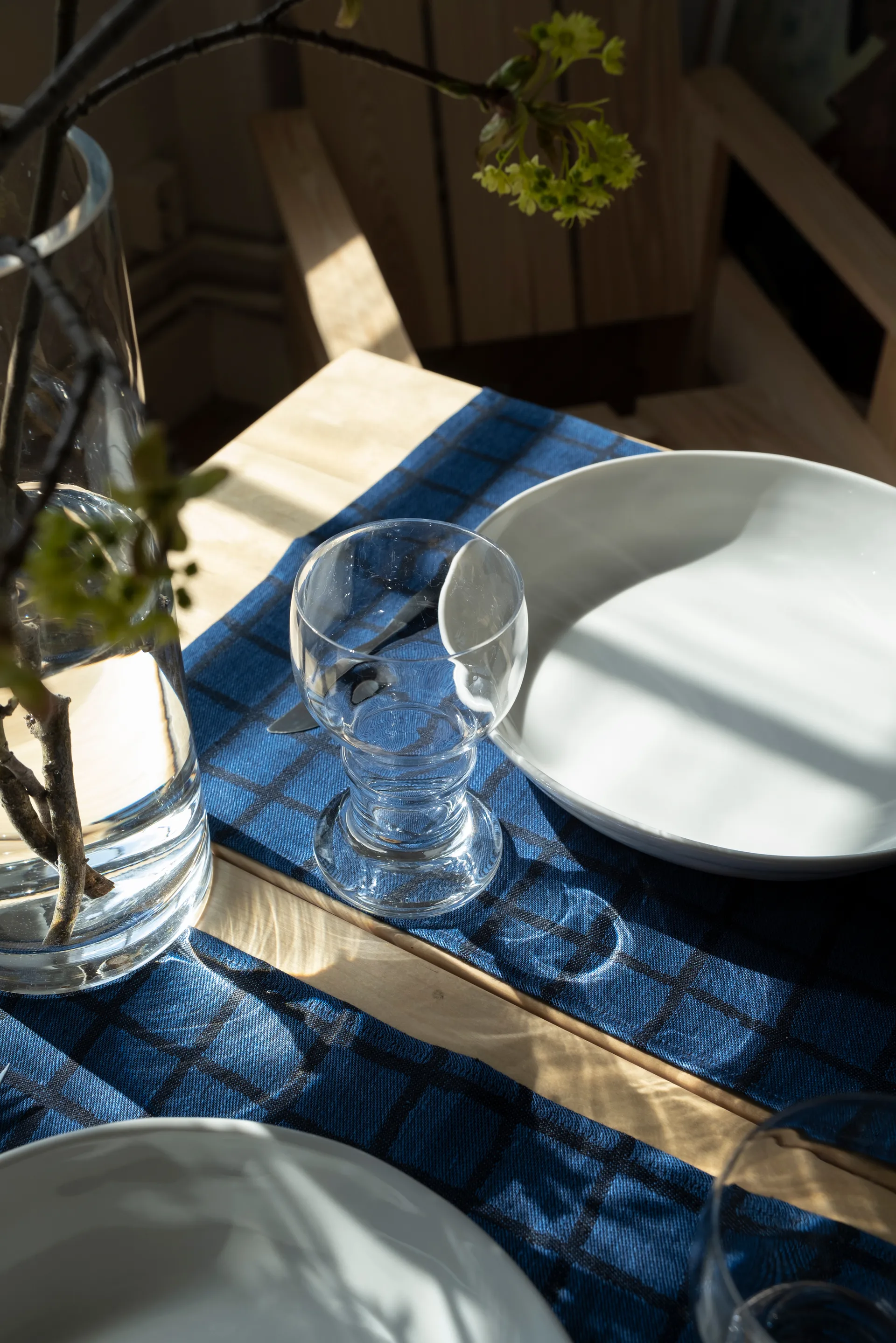 Set de table Rutig, Blue-black Fine Little Day